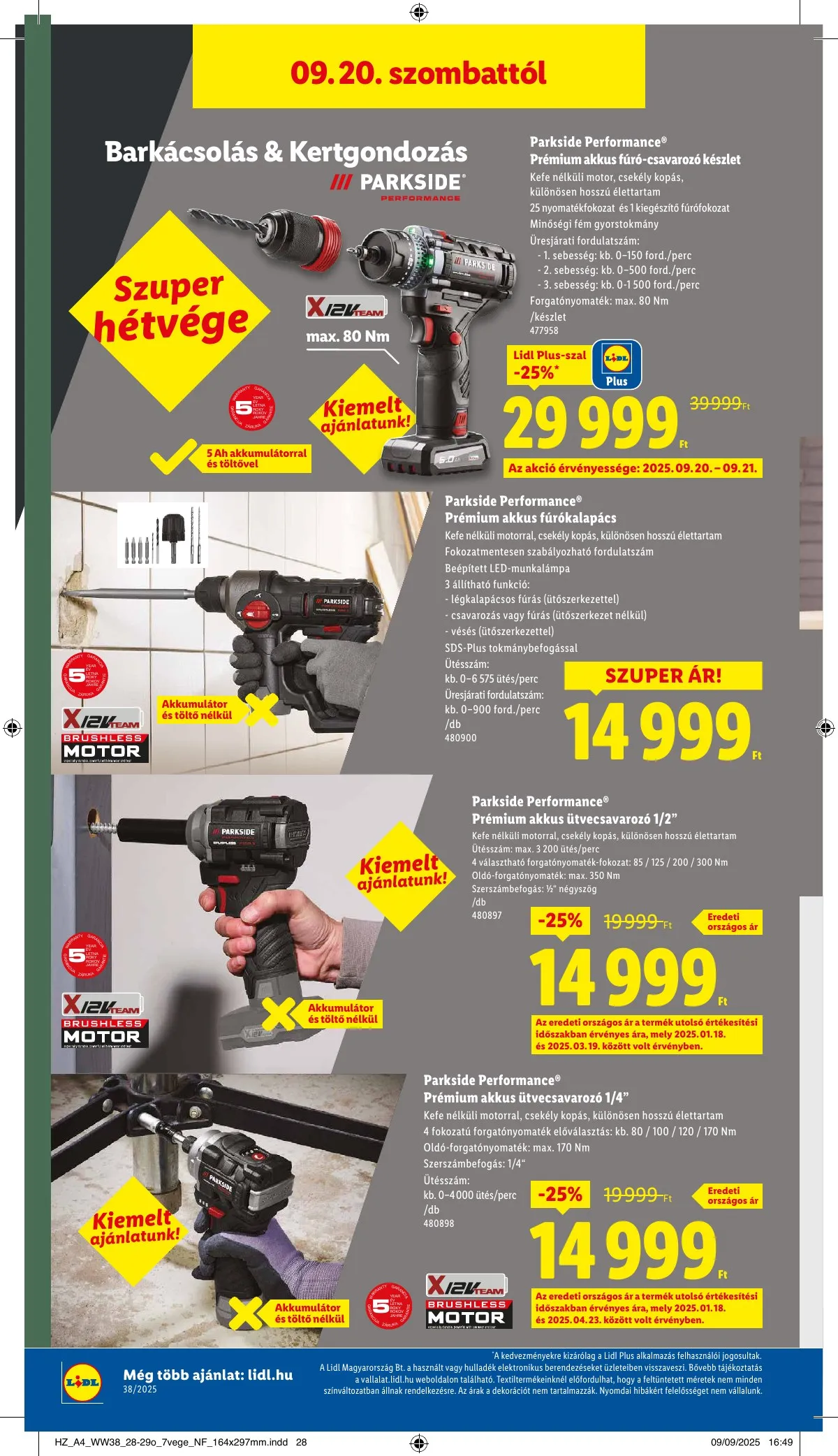 Lidl akciós újság 09.18–09.24 – 52. oldal
