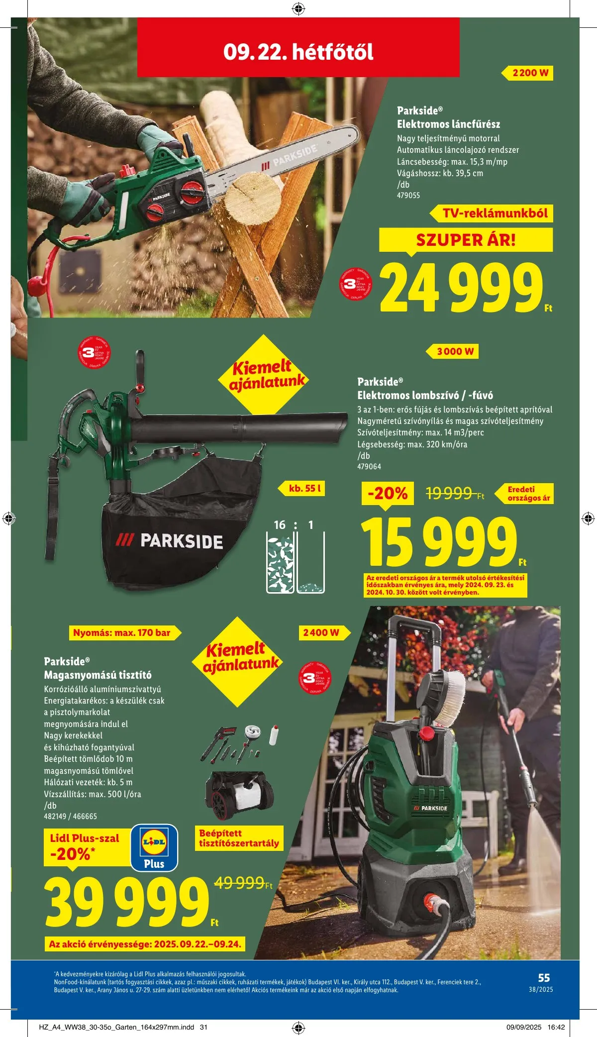 Lidl akciós újság 09.18–09.24 – 55. oldal