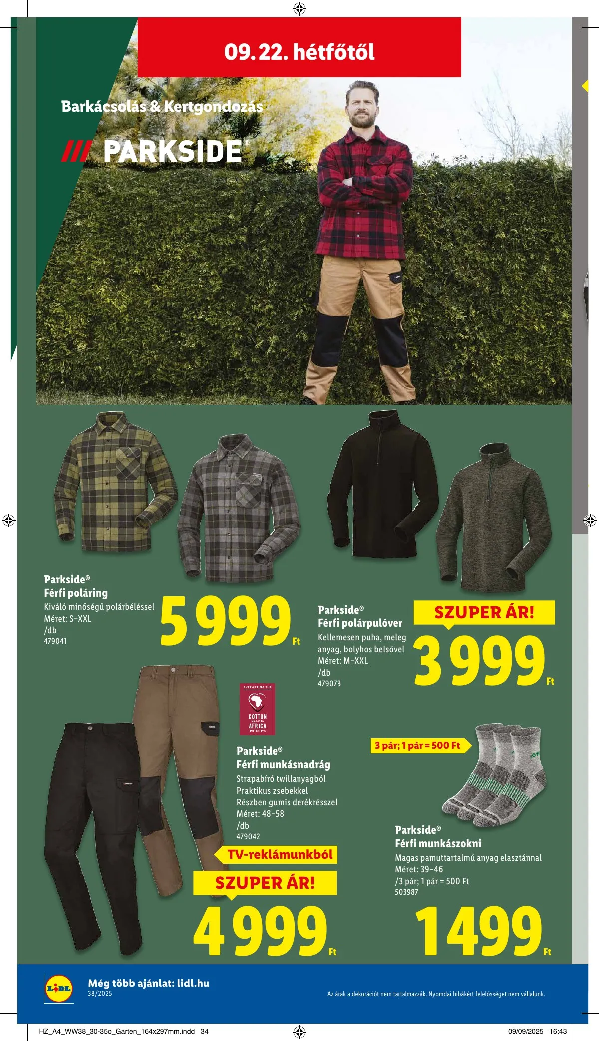 Lidl akciós újság 09.18–09.24 – 58. oldal