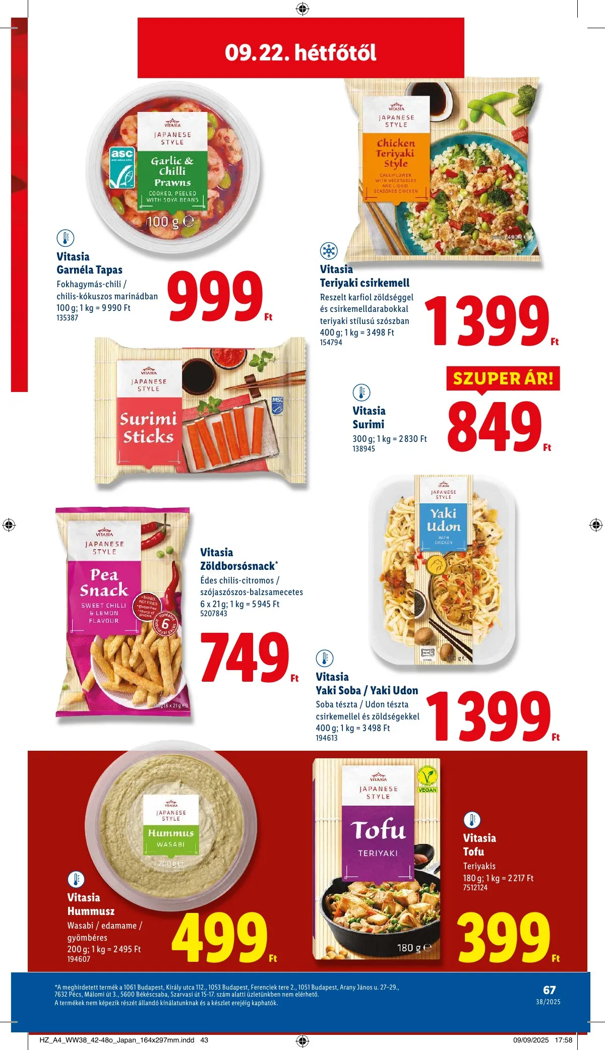 Lidl akciós újság 09.18–09.24 – 67. oldal