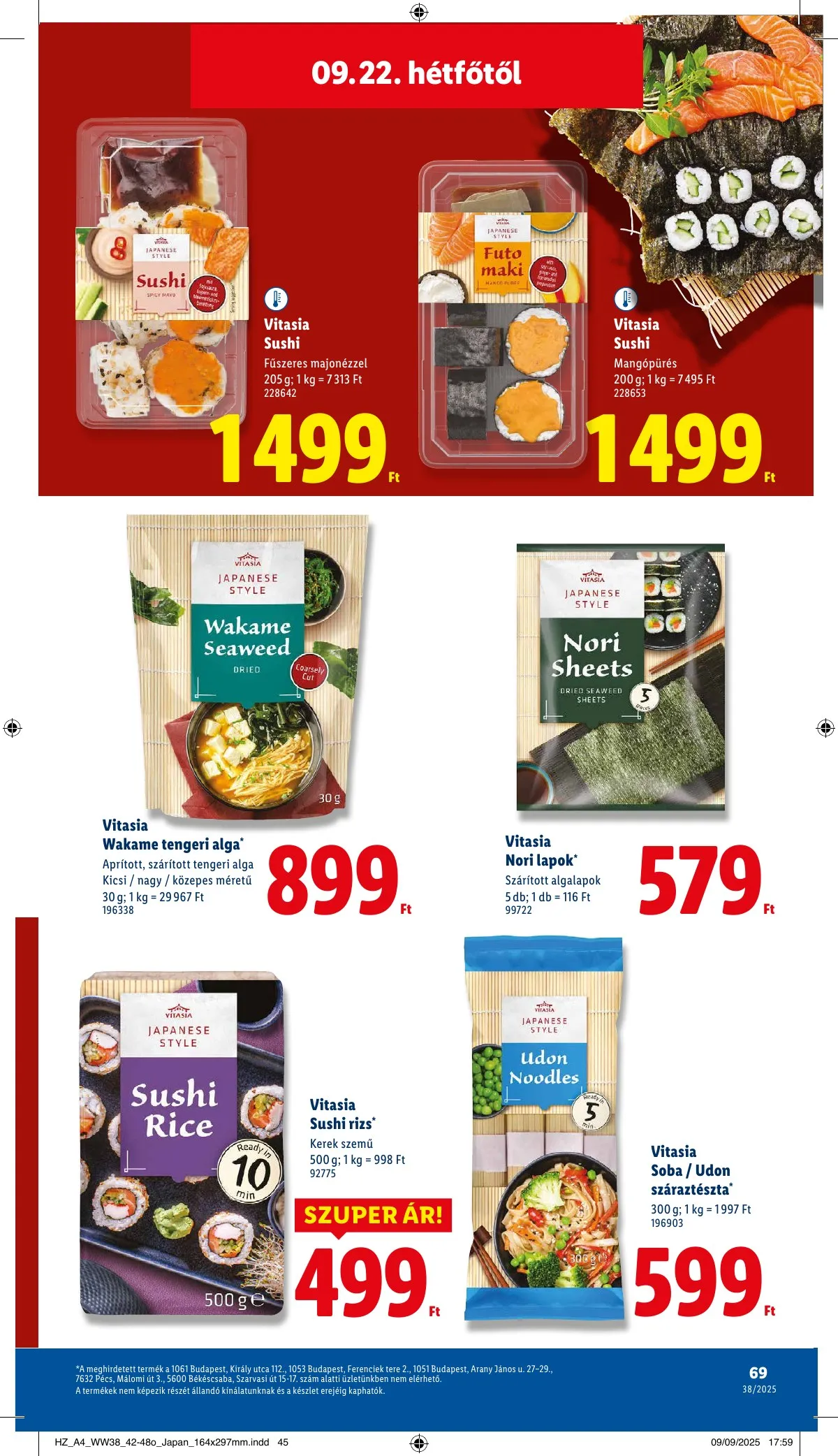 Lidl akciós újság 09.18–09.24 – 69. oldal