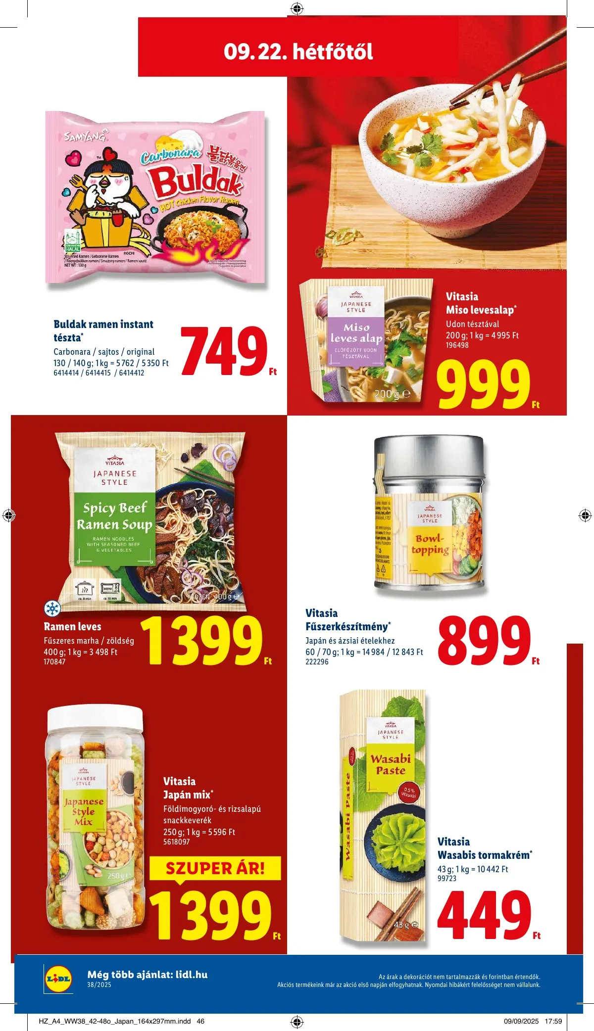 Lidl akciós újság 09.18–09.24 – 70. oldal