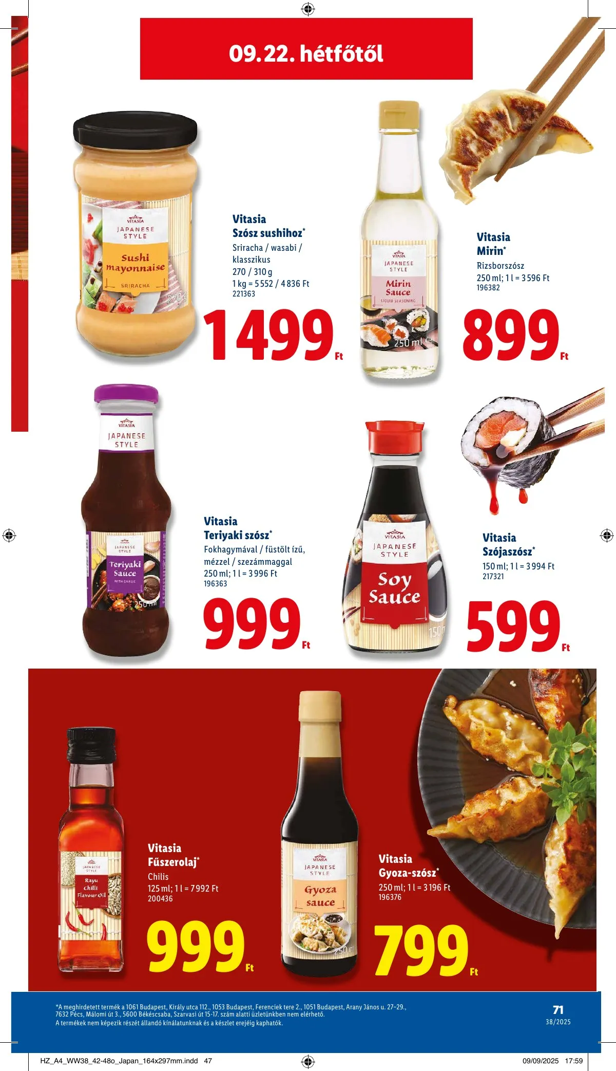 Lidl akciós újság 09.18–09.24 – 71. oldal