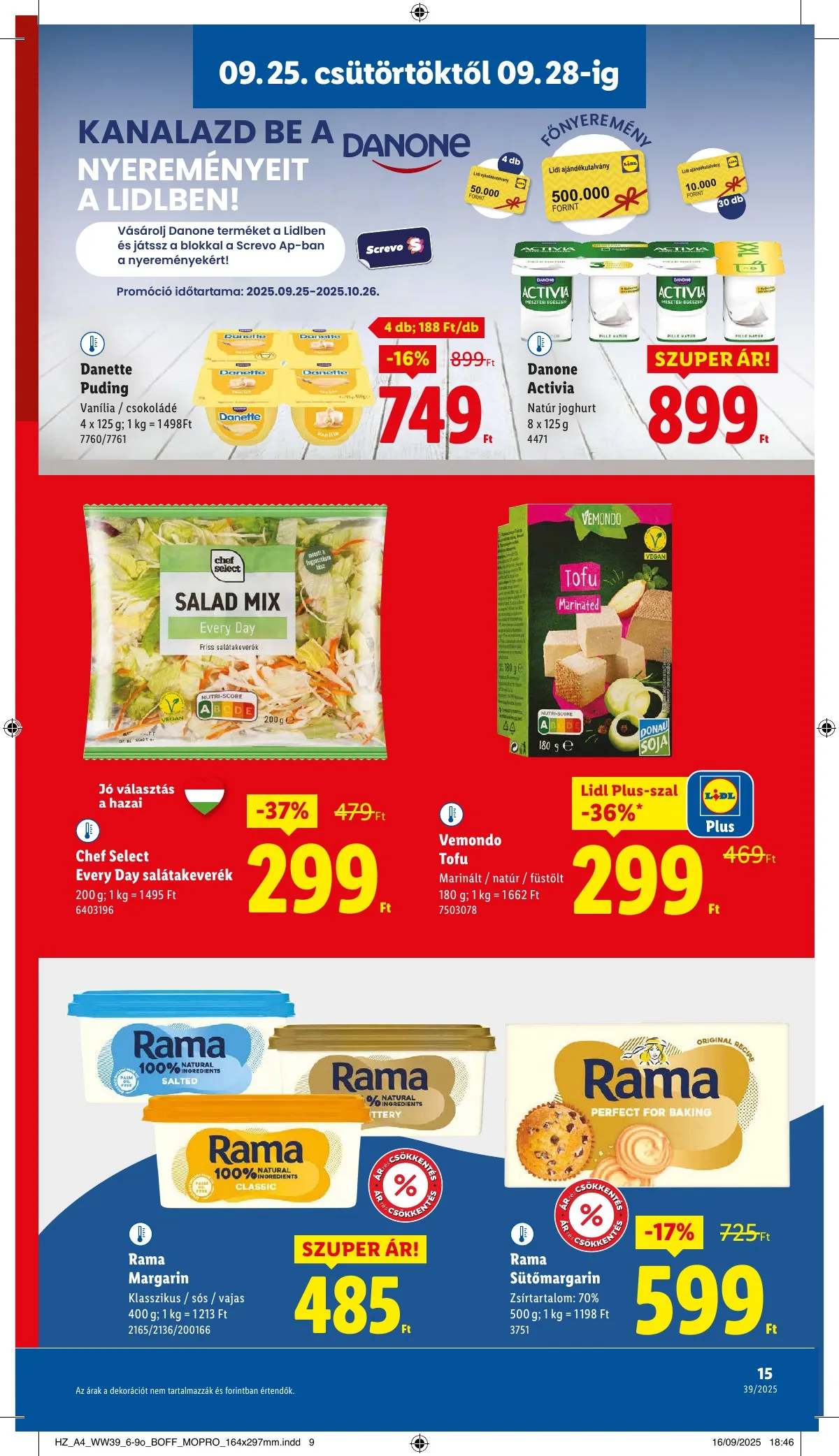 Lidl akciós újság 09.25–10.01 – 15. oldal