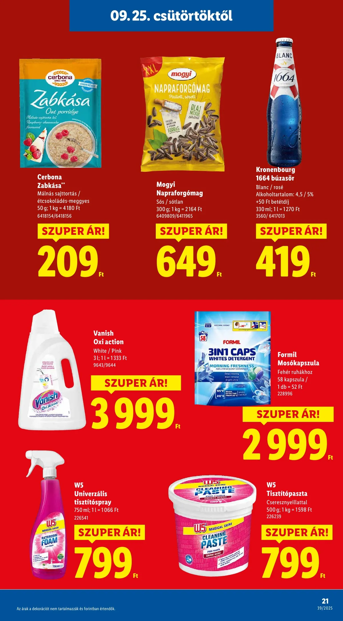Lidl akciós újság 09.25–10.01 – 21. oldal