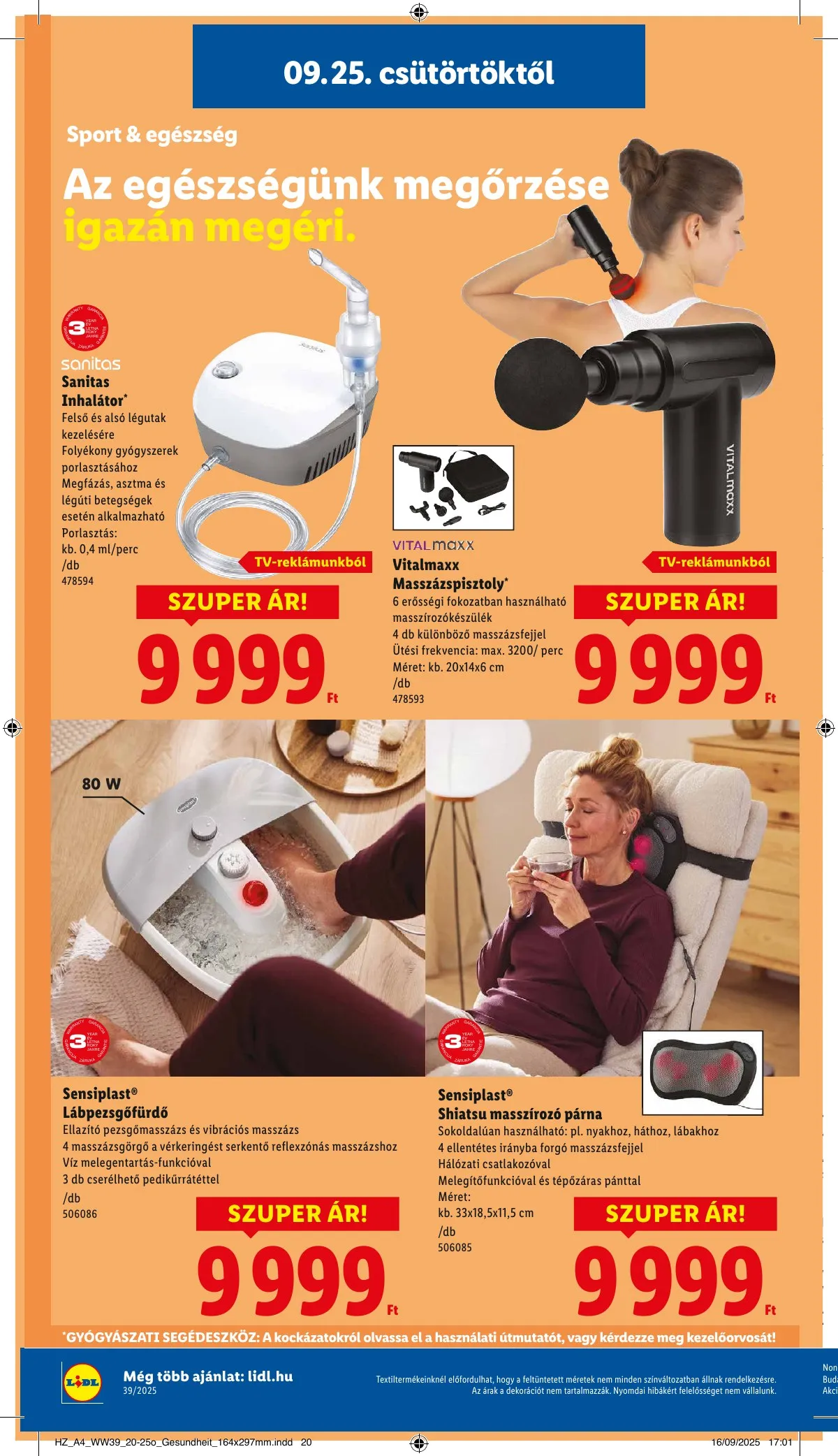 Lidl akciós újság 09.25–10.01 – 30. oldal