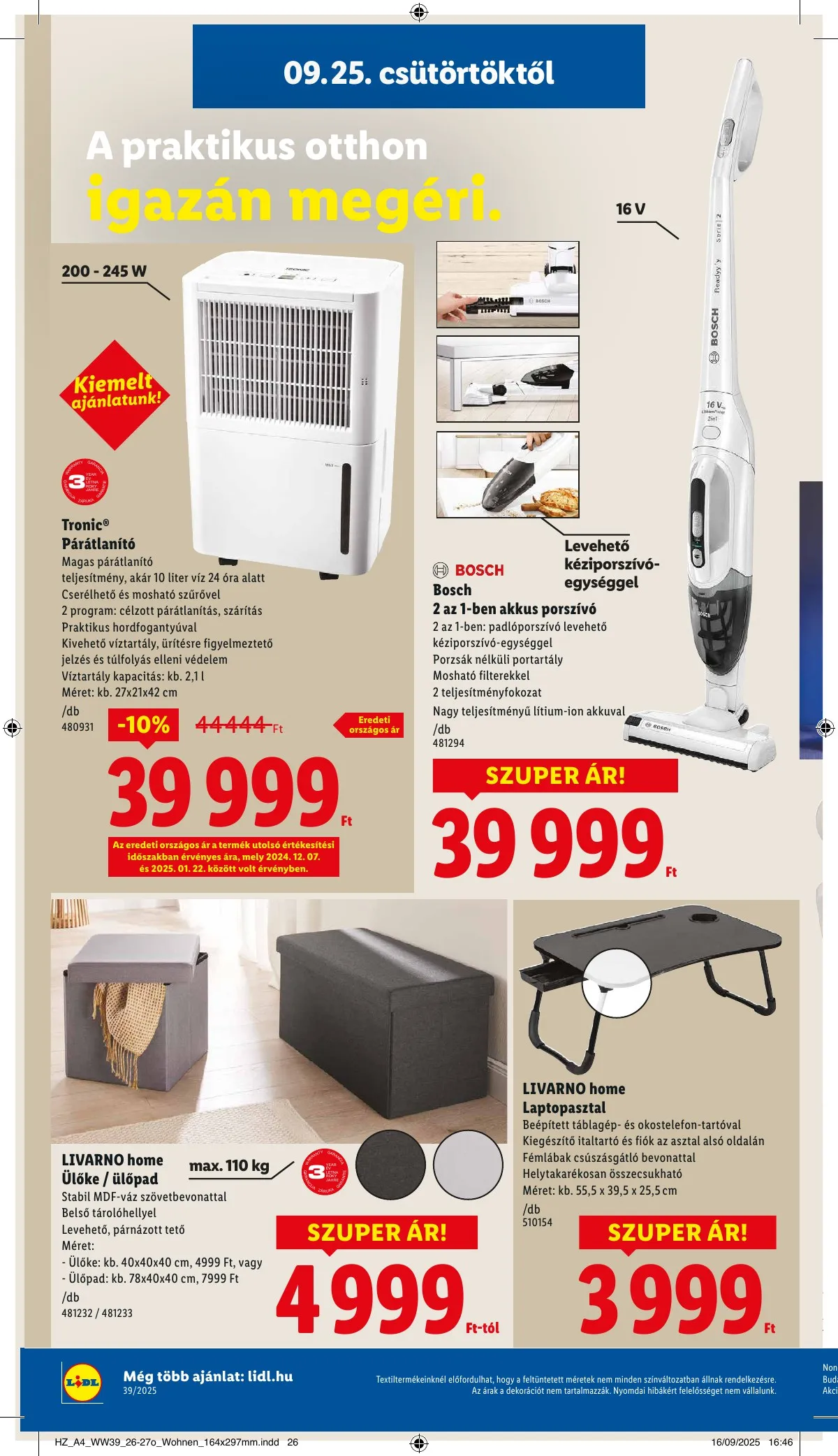 Lidl akciós újság 09.25–10.01 – 36. oldal