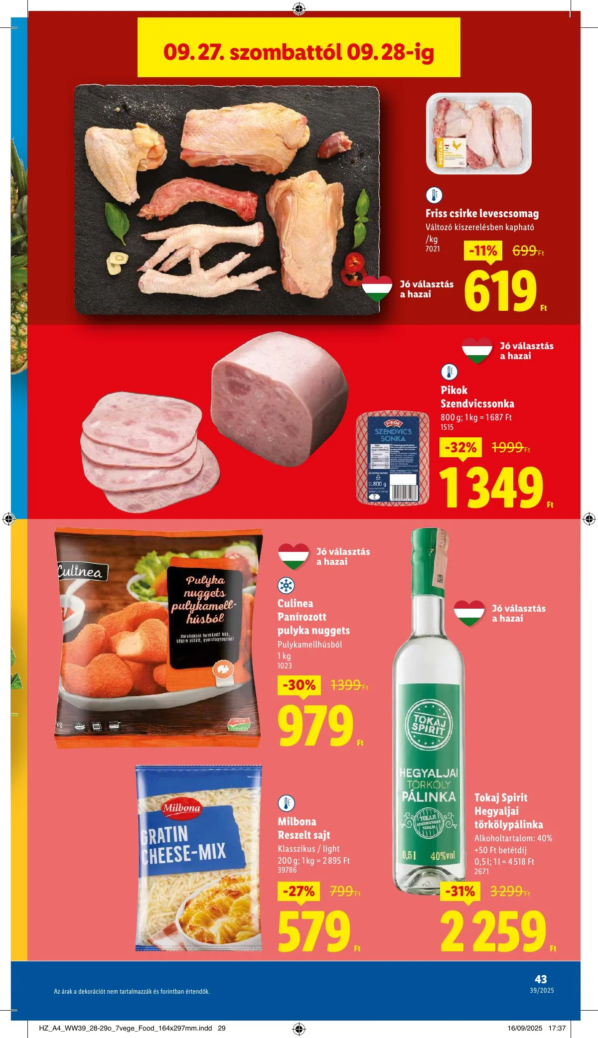 Lidl akciós újság 09.25–10.01 – 43. oldal