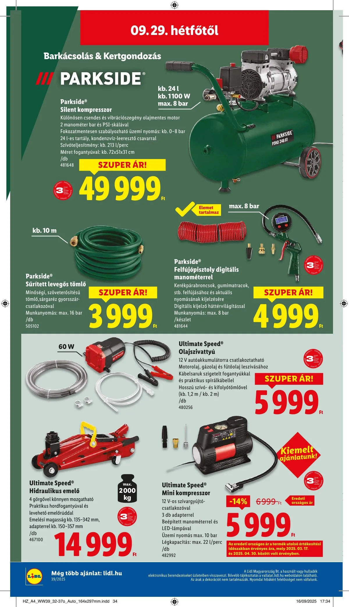 Lidl akciós újság 09.25–10.01 – 48. oldal