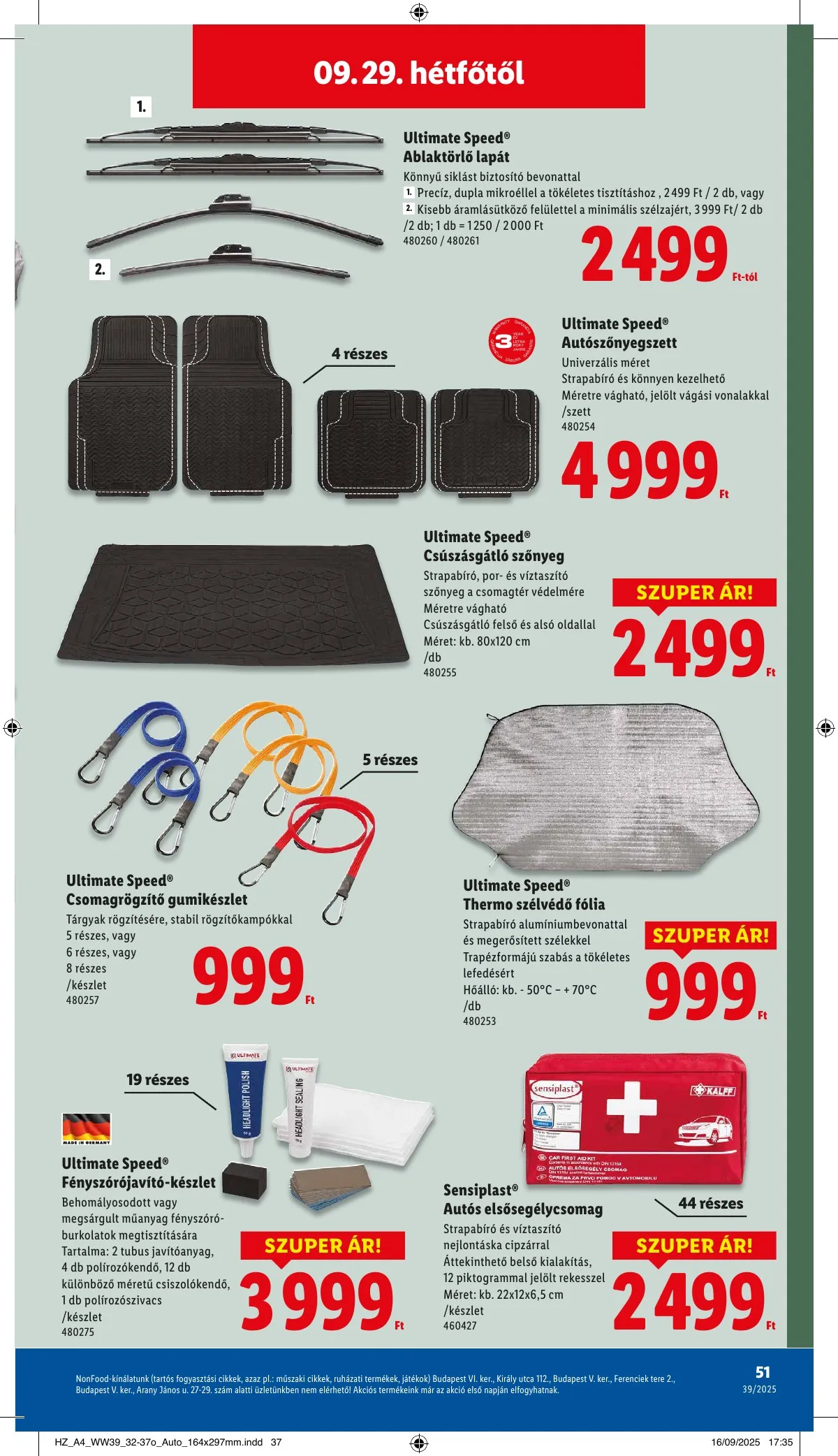 Lidl akciós újság 09.25–10.01 – 51. oldal