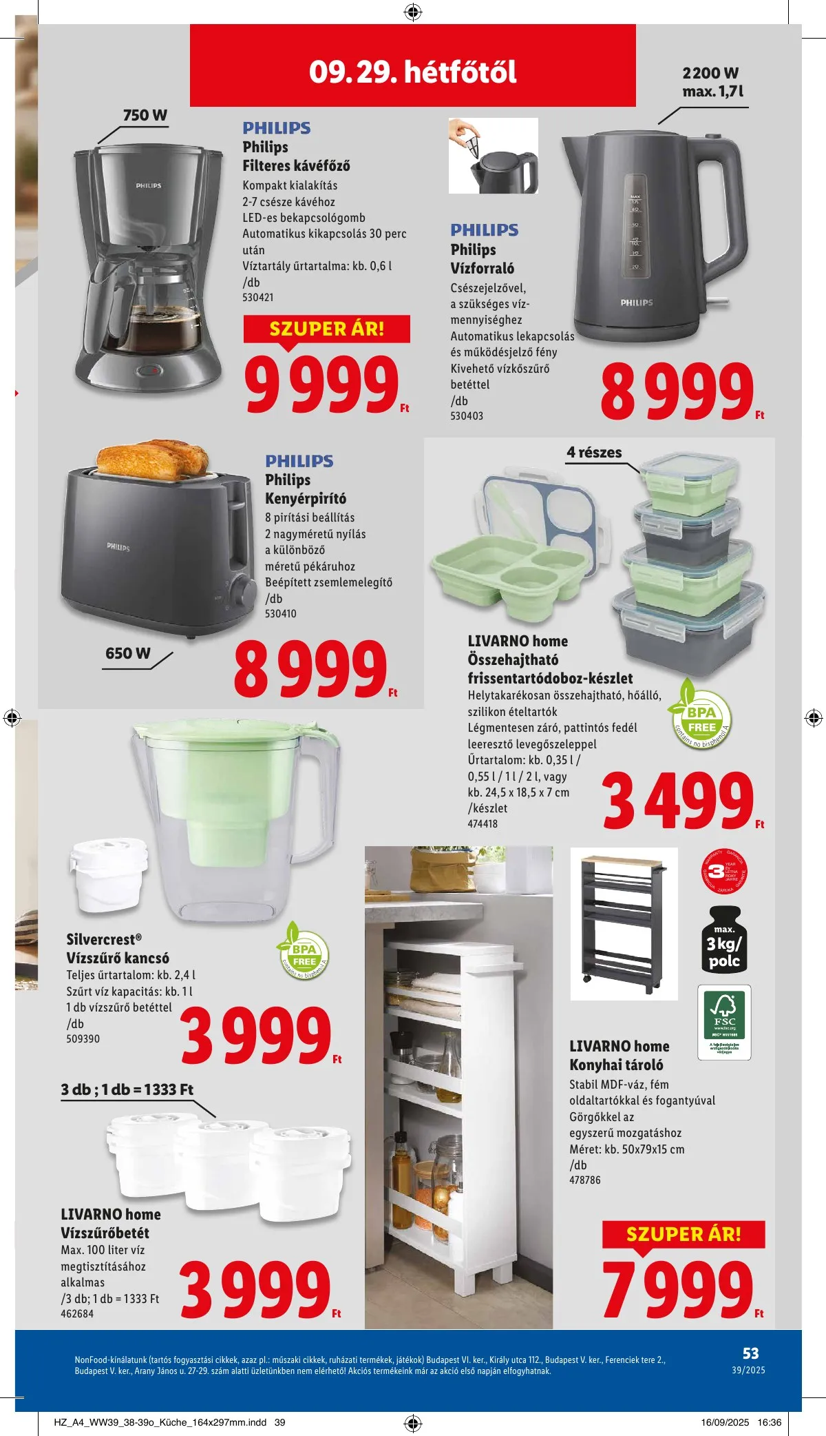 Lidl akciós újság 09.25–10.01 – 53. oldal