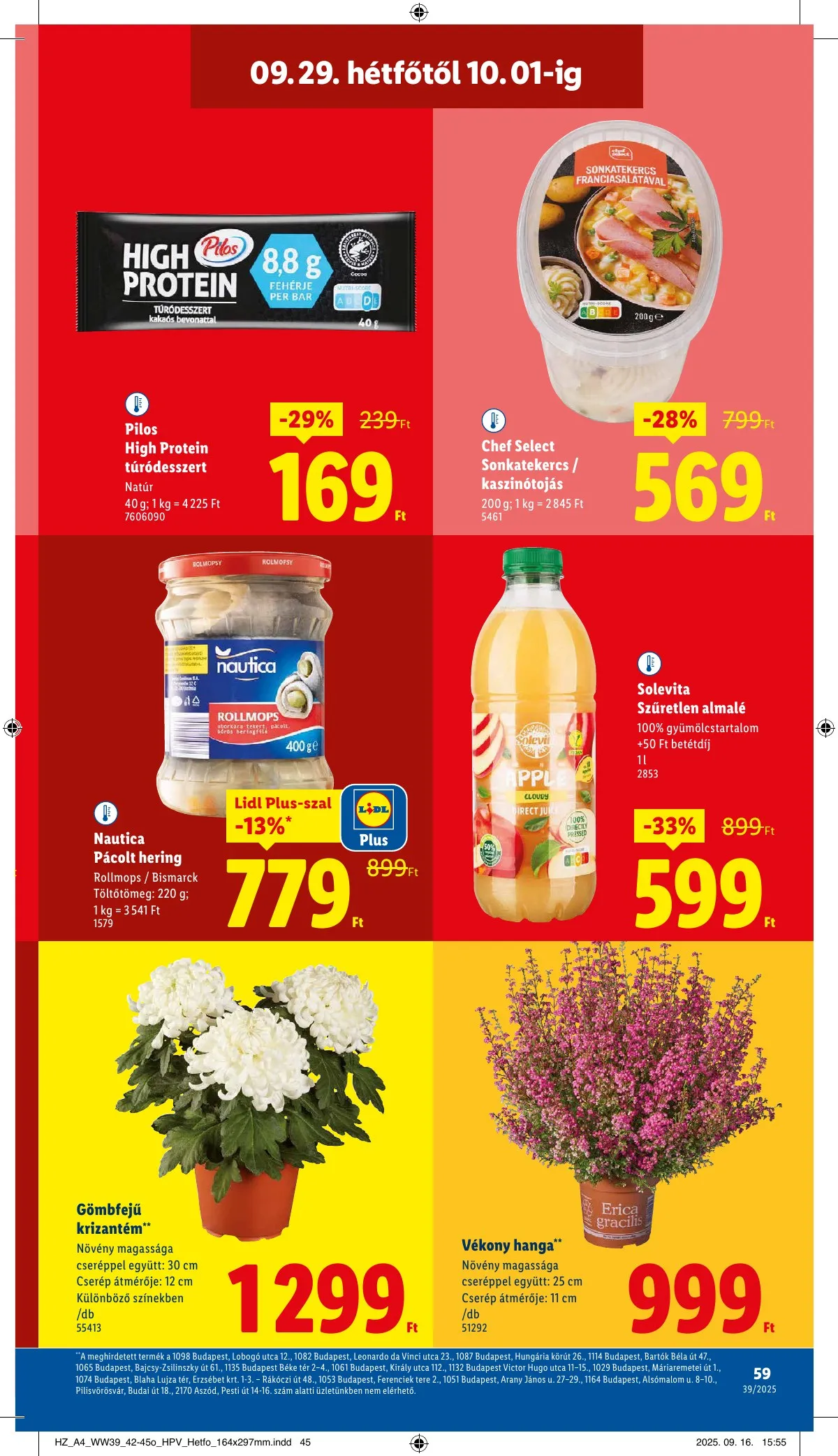 Lidl akciós újság 09.25–10.01 – 59. oldal