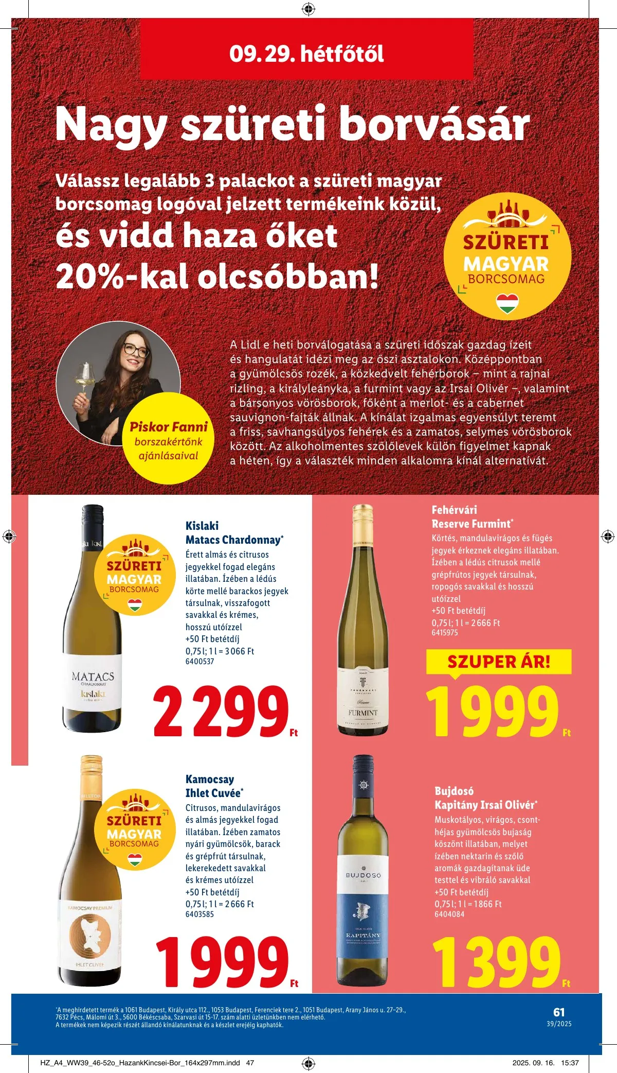 Lidl akciós újság 09.25–10.01 – 61. oldal