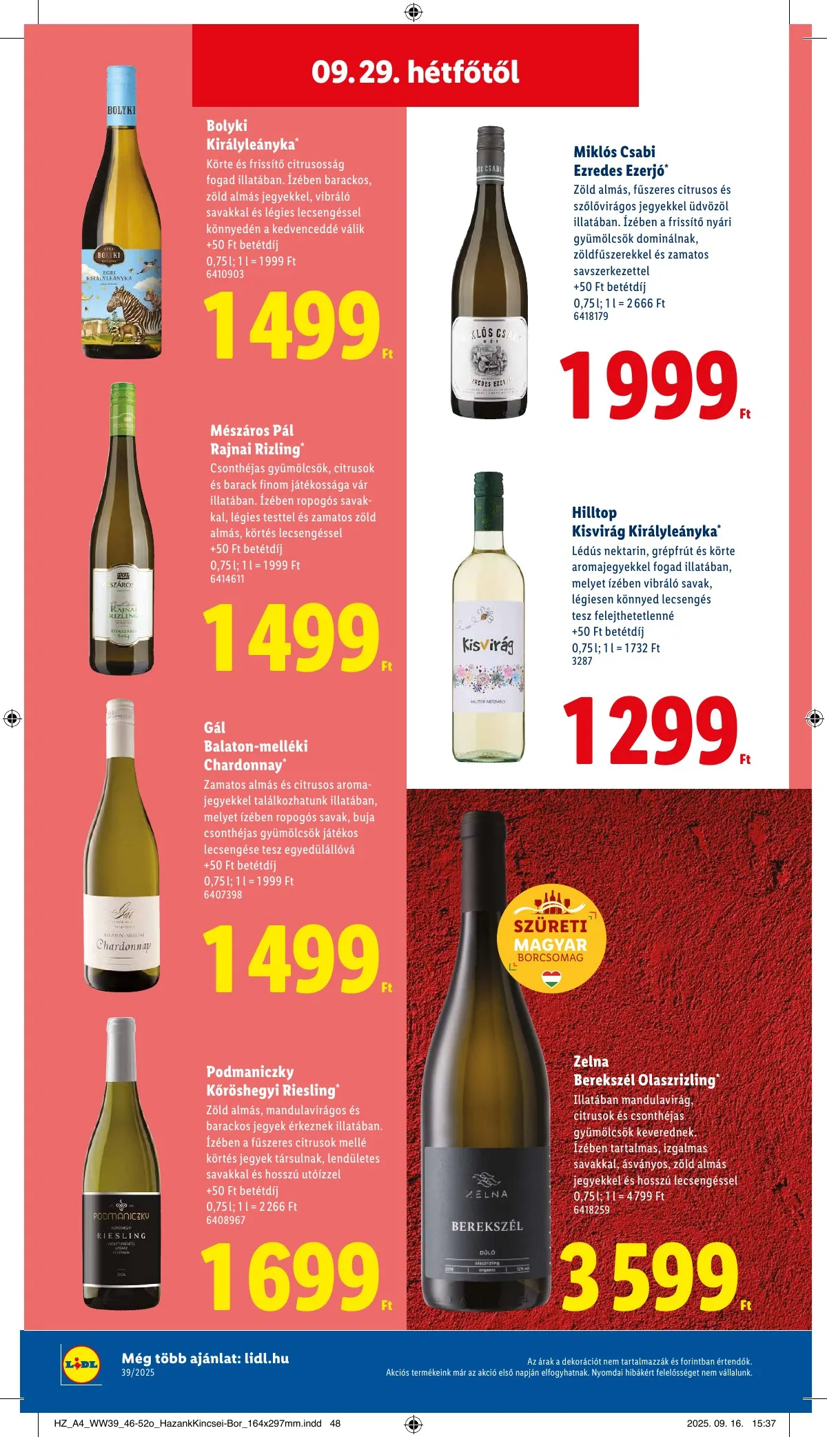 Lidl akciós újság 09.25–10.01 – 62. oldal