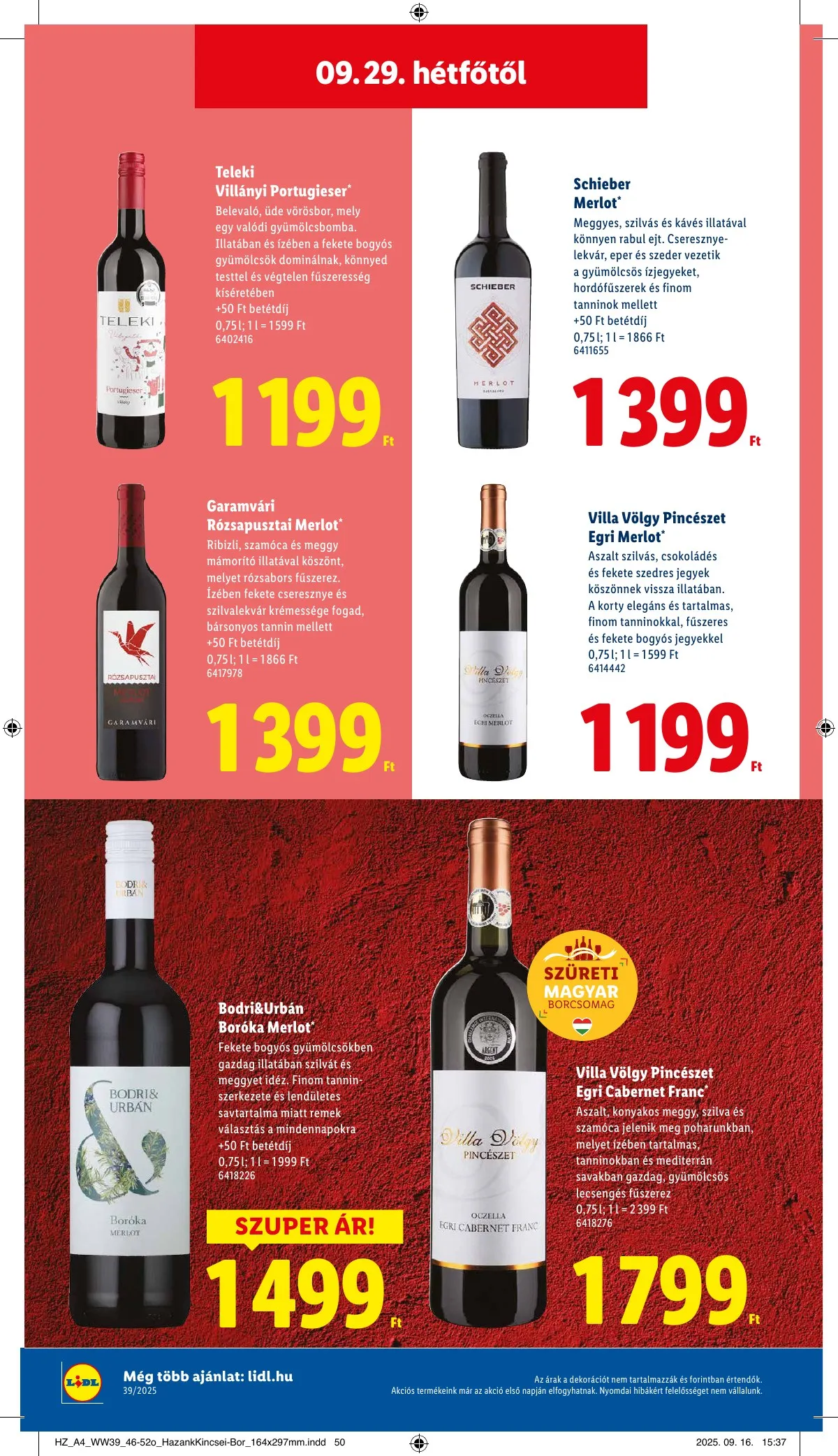 Lidl akciós újság 09.25–10.01 – 64. oldal