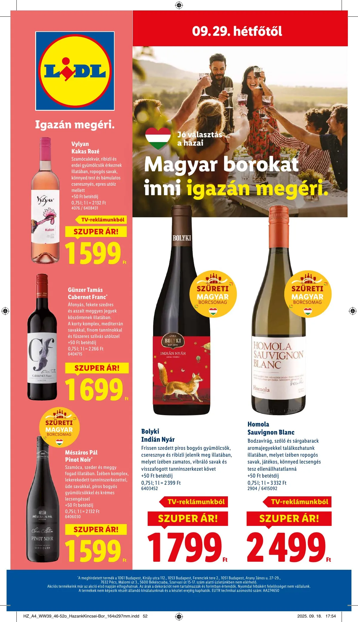 Lidl akciós újság 09.25–10.01 – 66. oldal