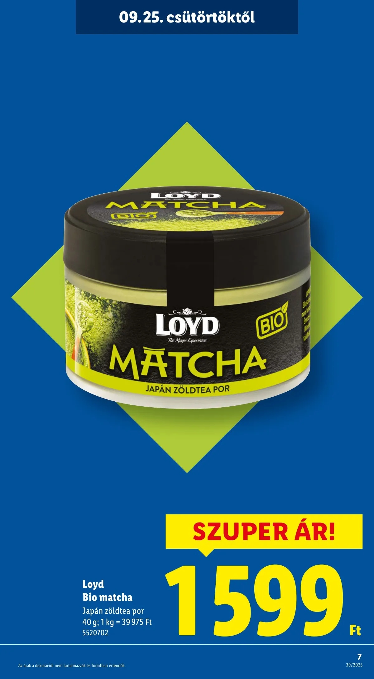 Lidl akciós újság 09.25–10.01 – 7. oldal