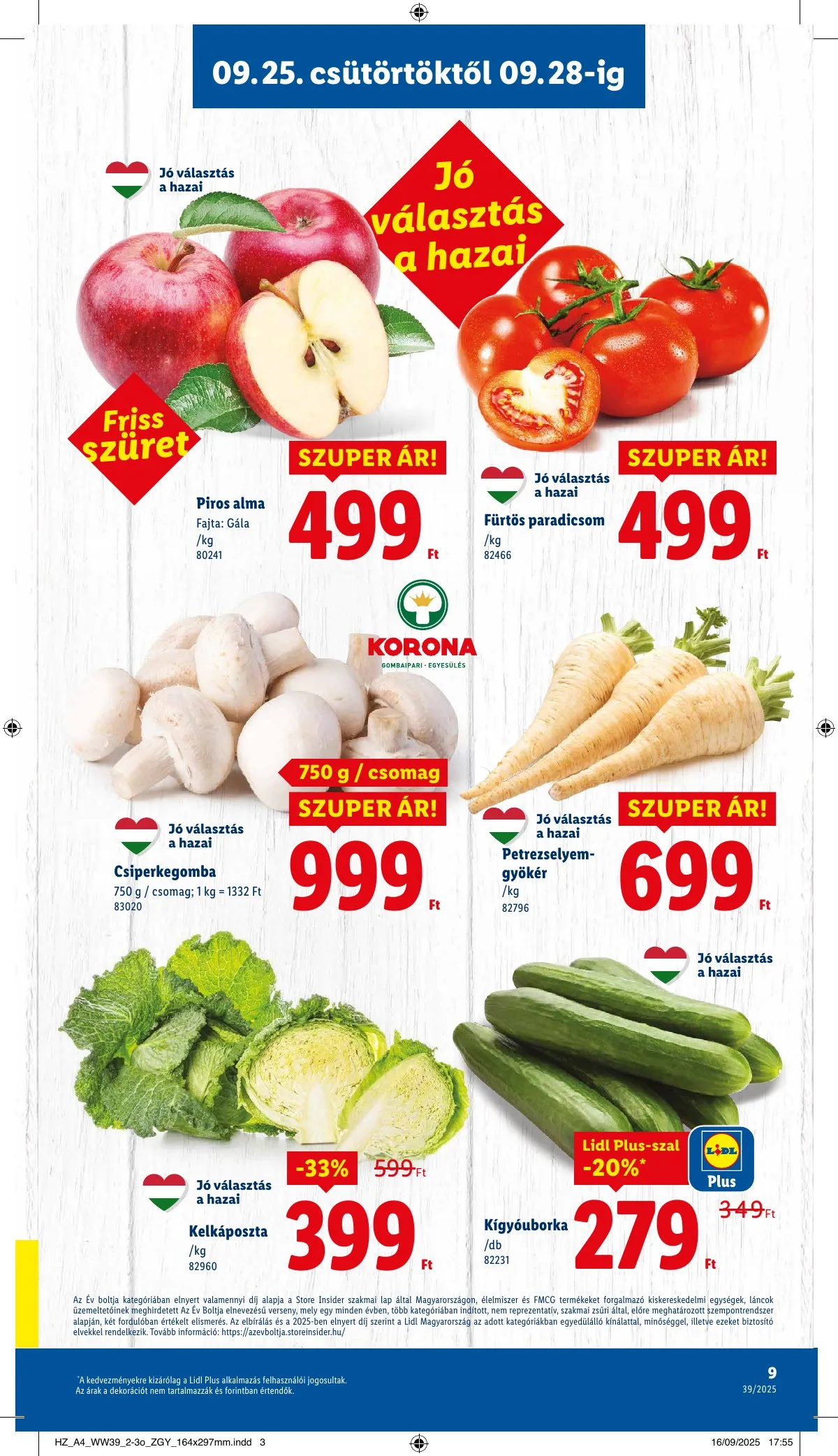 Lidl akciós újság 09.25–10.01 – 9. oldal