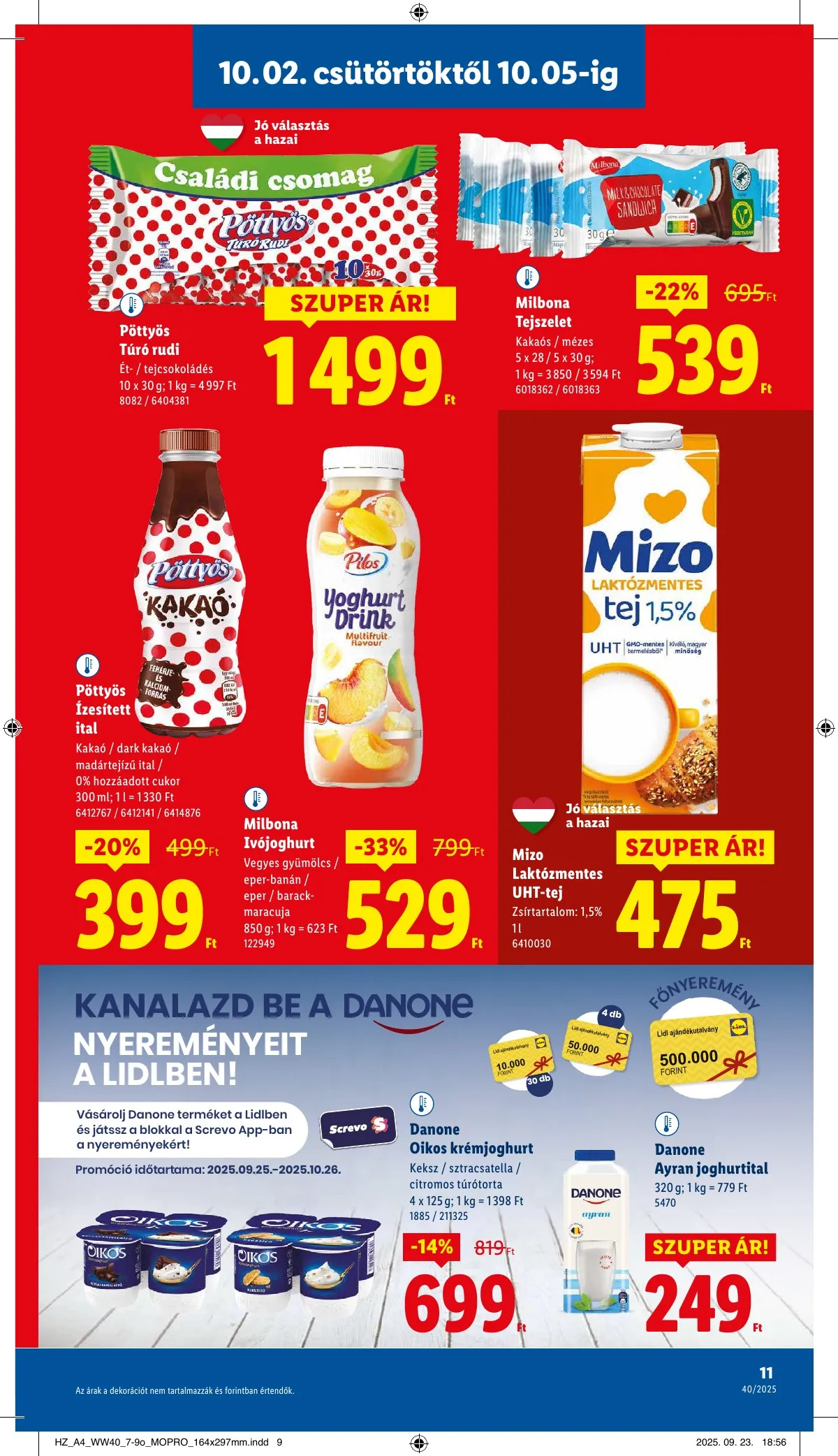Lidl akciós újság 10.02–10.08 – 11. oldal