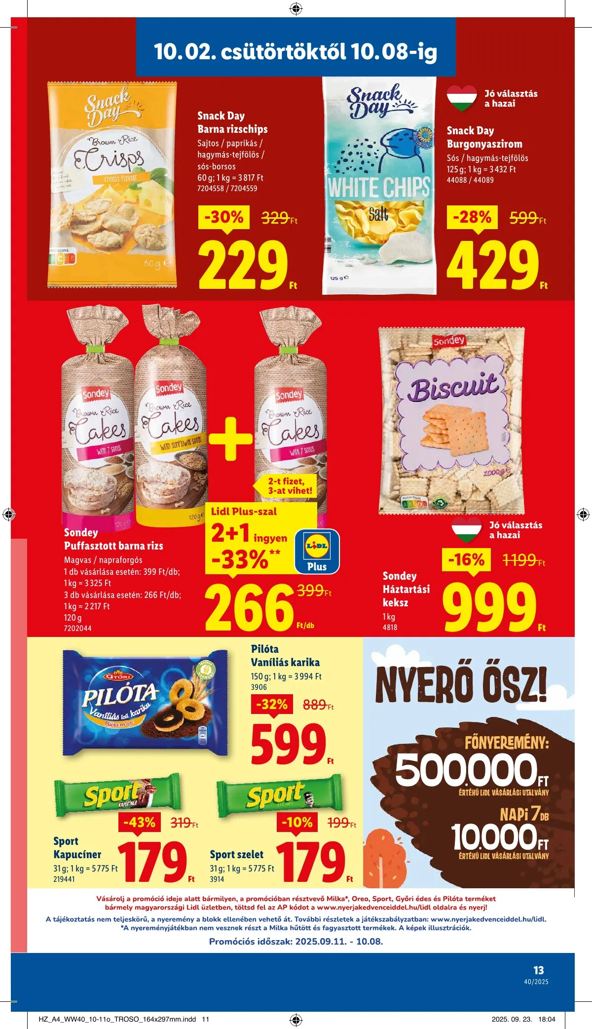 Lidl akciós újság 10.02–10.08 – 13. oldal