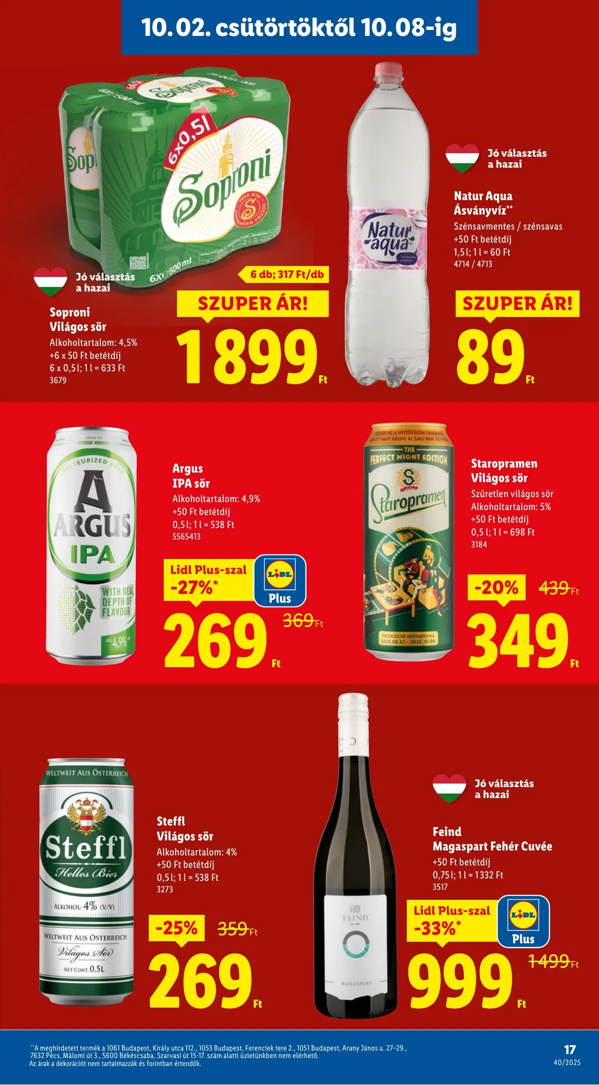 Lidl akciós újság 10.02–10.08 – 17. oldal