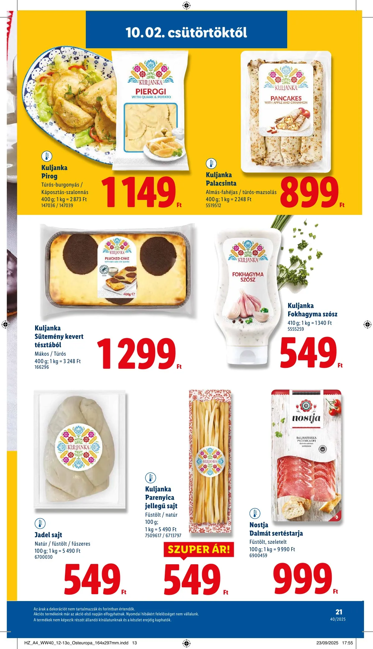 Lidl akciós újság 10.02–10.08 – 21. oldal
