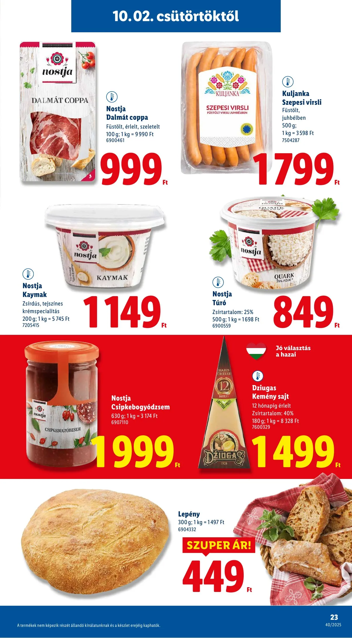 Lidl akciós újság 10.02–10.08 – 23. oldal