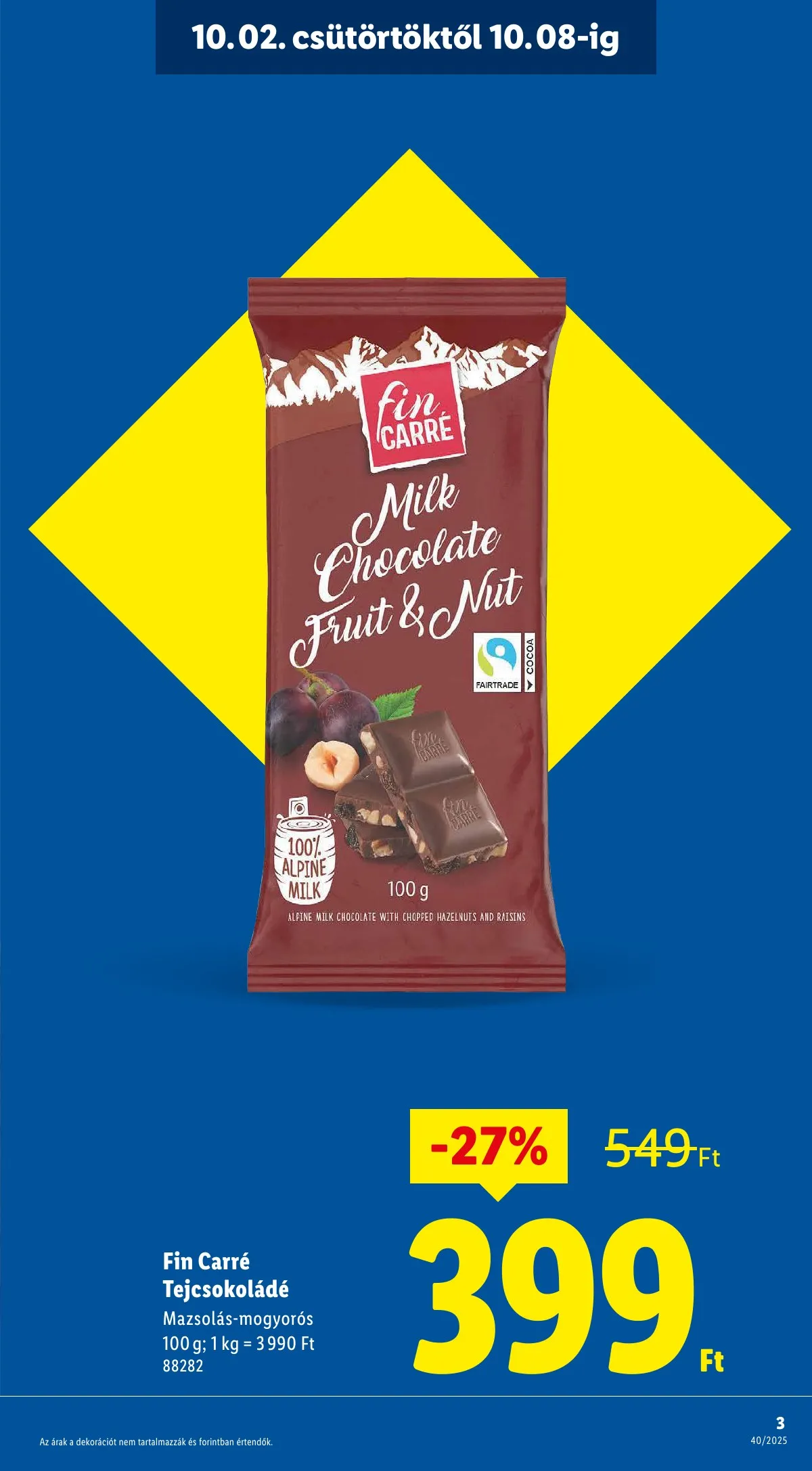 Lidl akciós újság 10.02–10.08 – 3. oldal