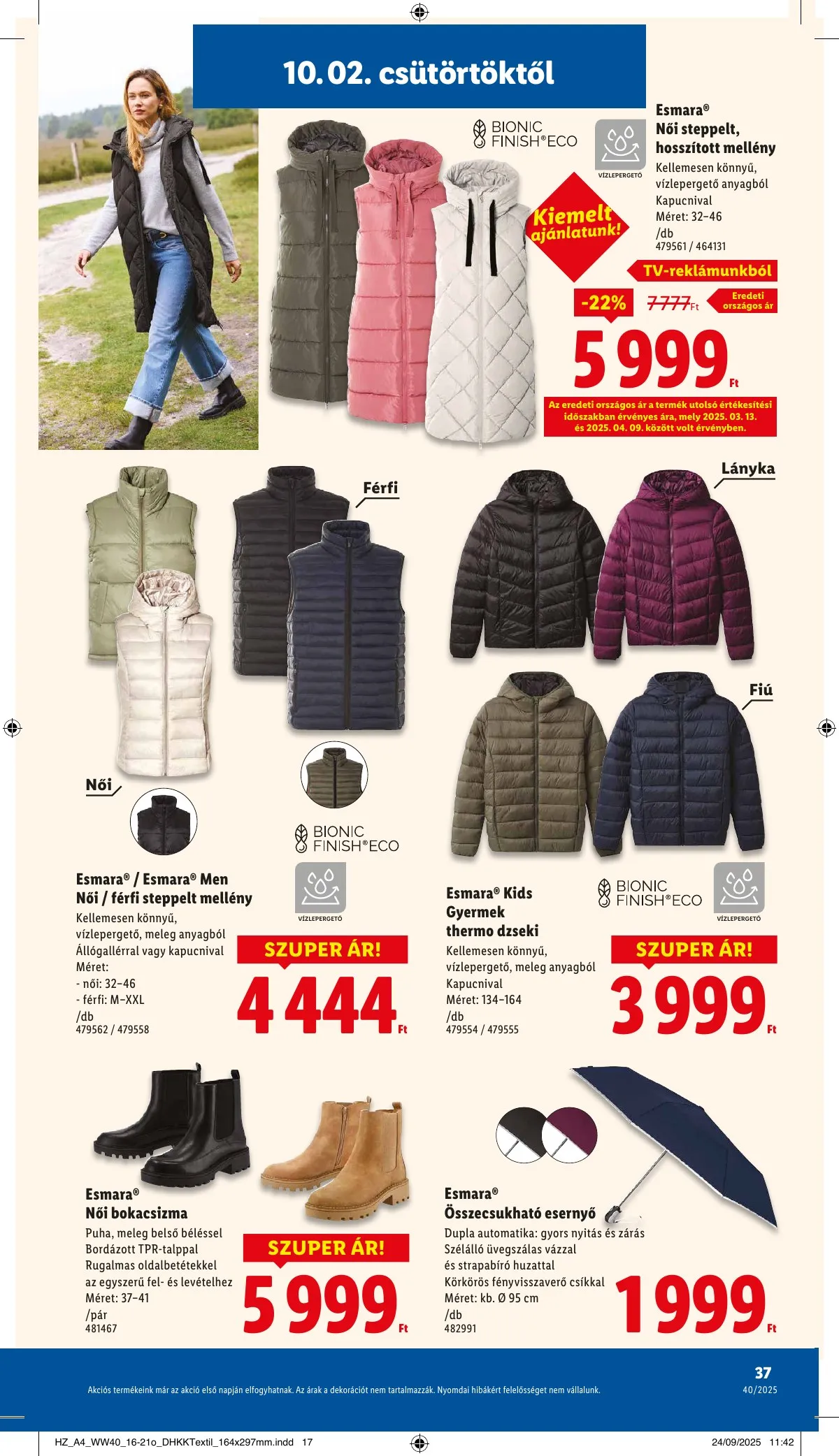 Lidl akciós újság 10.02–10.08 – 37. oldal