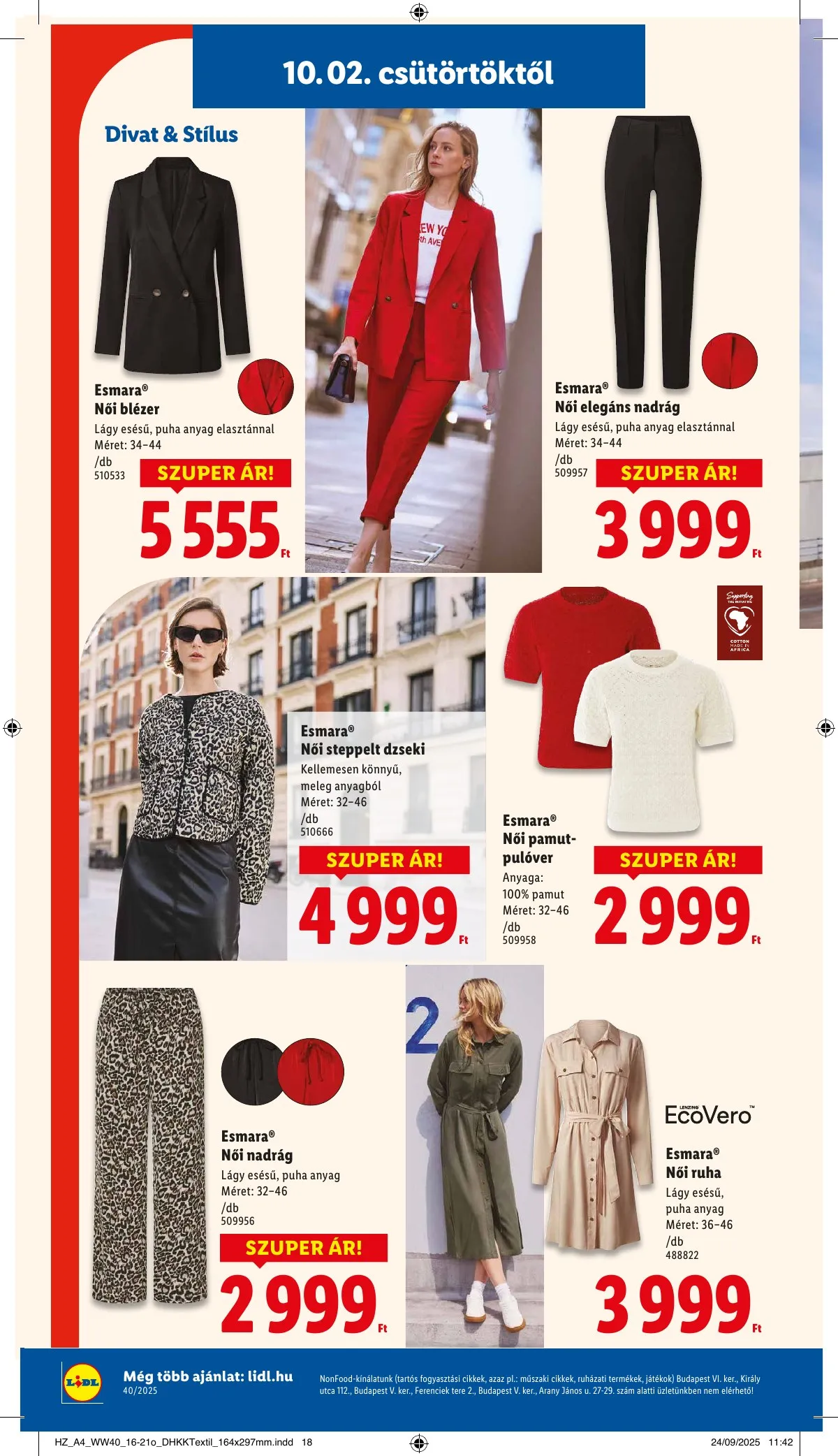Lidl akciós újság 10.02–10.08 – 38. oldal