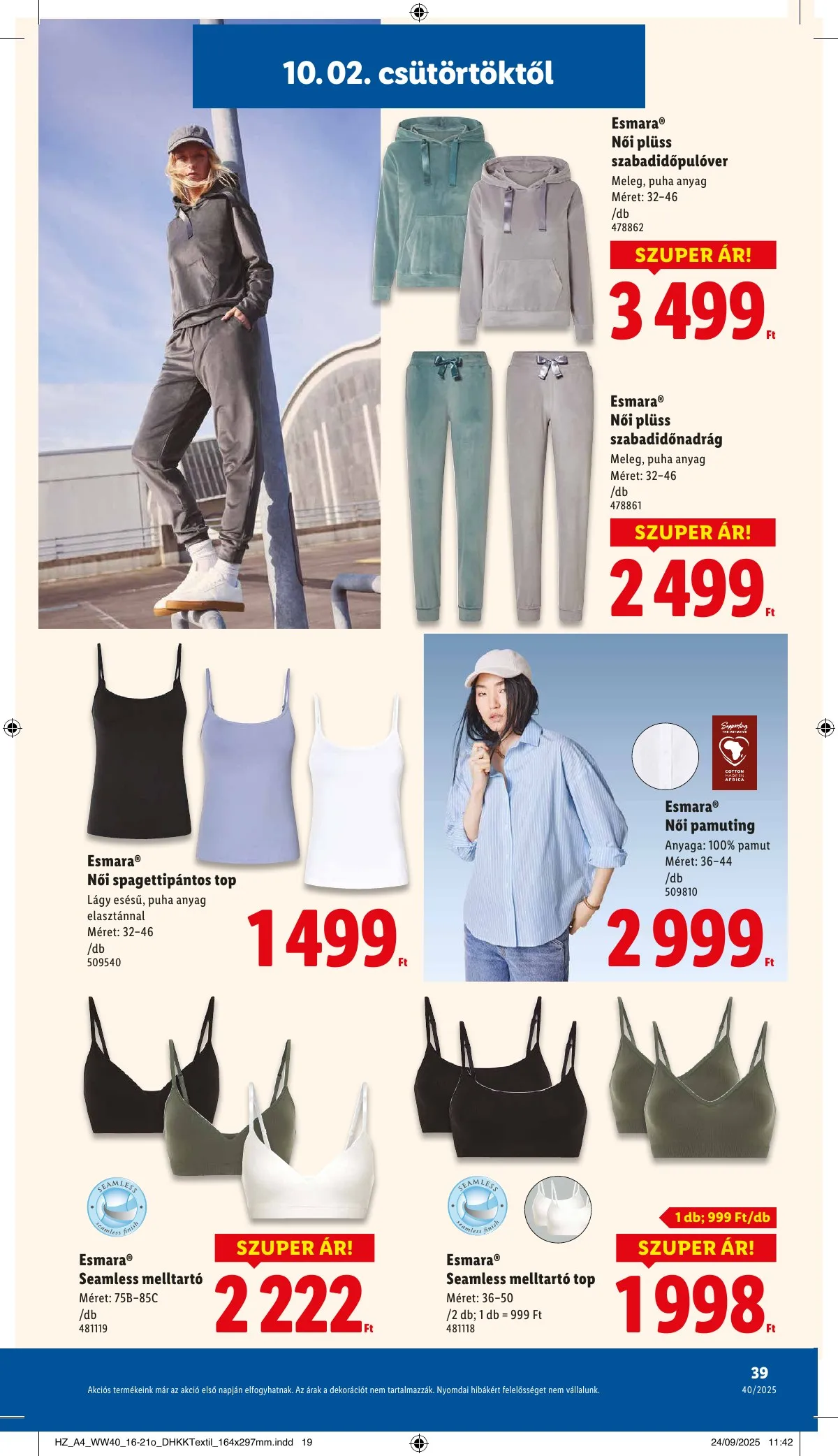 Lidl akciós újság 10.02–10.08 – 39. oldal