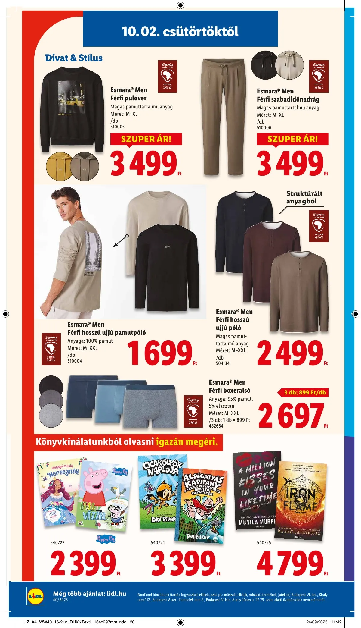 Lidl akciós újság 10.02–10.08 – 40. oldal