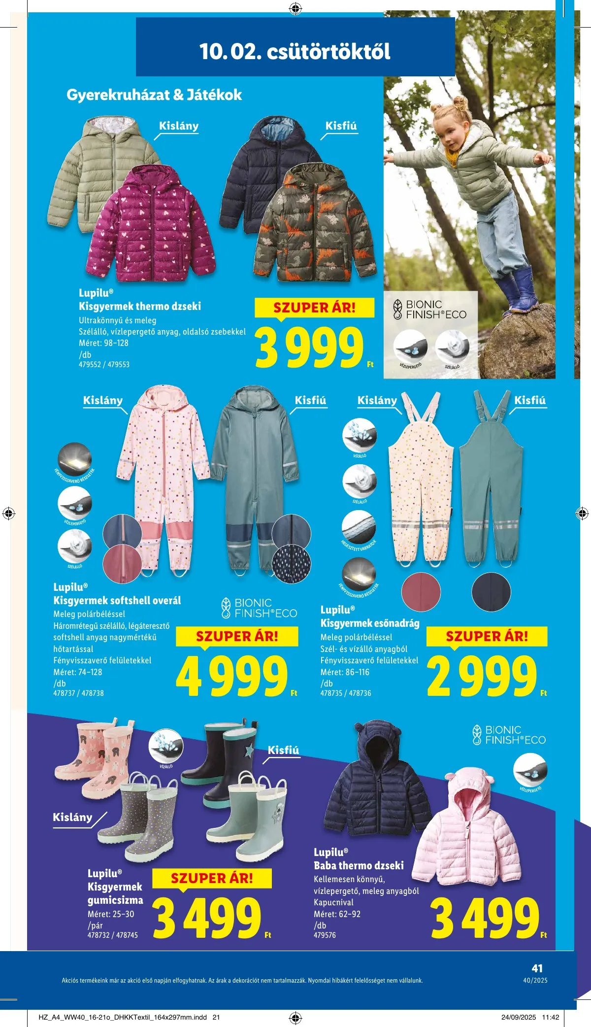 Lidl akciós újság 10.02–10.08 – 41. oldal