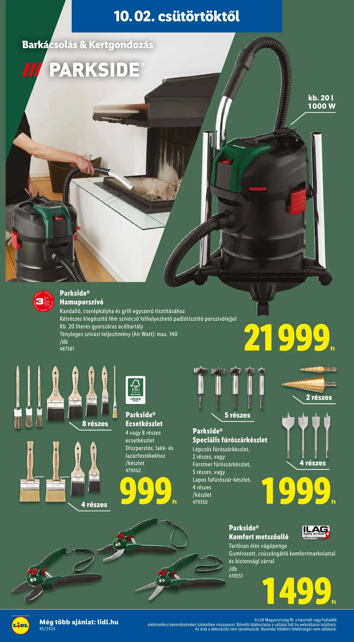 Lidl akciós újság 10.02–10.08 – 44. oldal