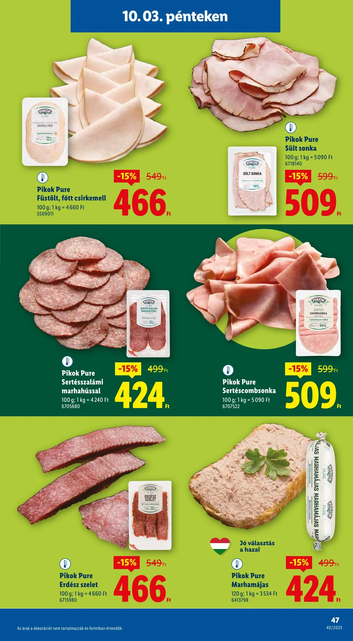 Lidl akciós újság 10.02–10.08 – 47. oldal