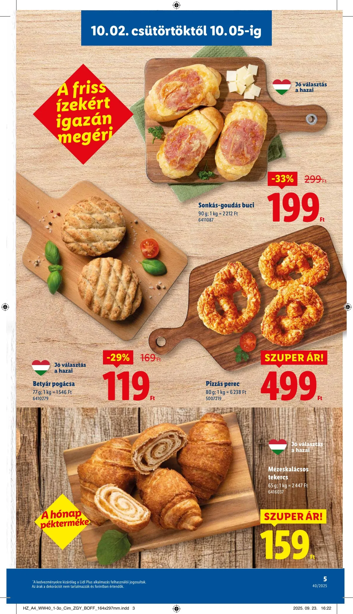 Lidl akciós újság 10.02–10.08 – 5. oldal
