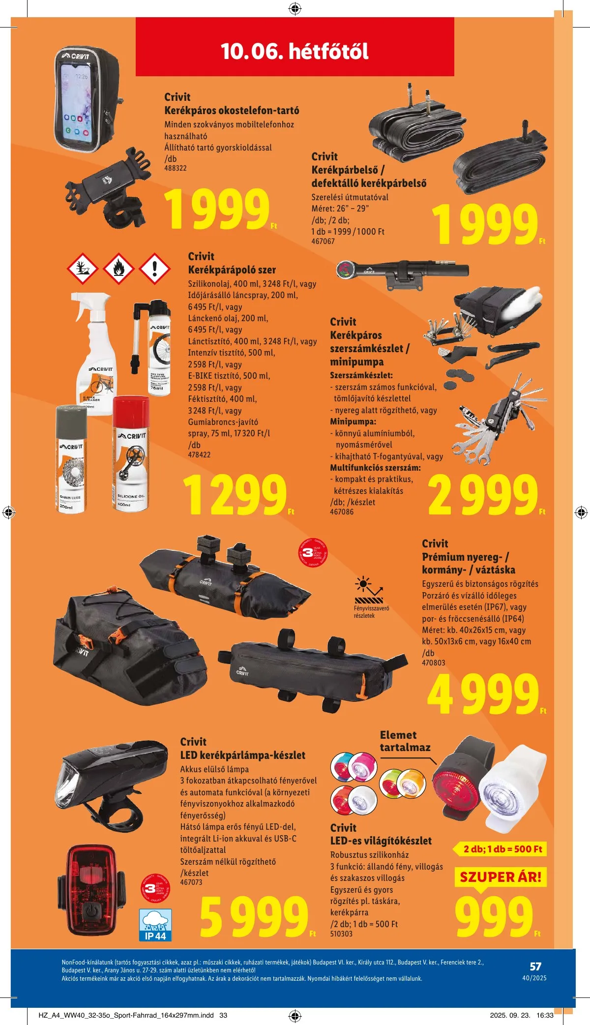 Lidl akciós újság 10.02–10.08 – 57. oldal
