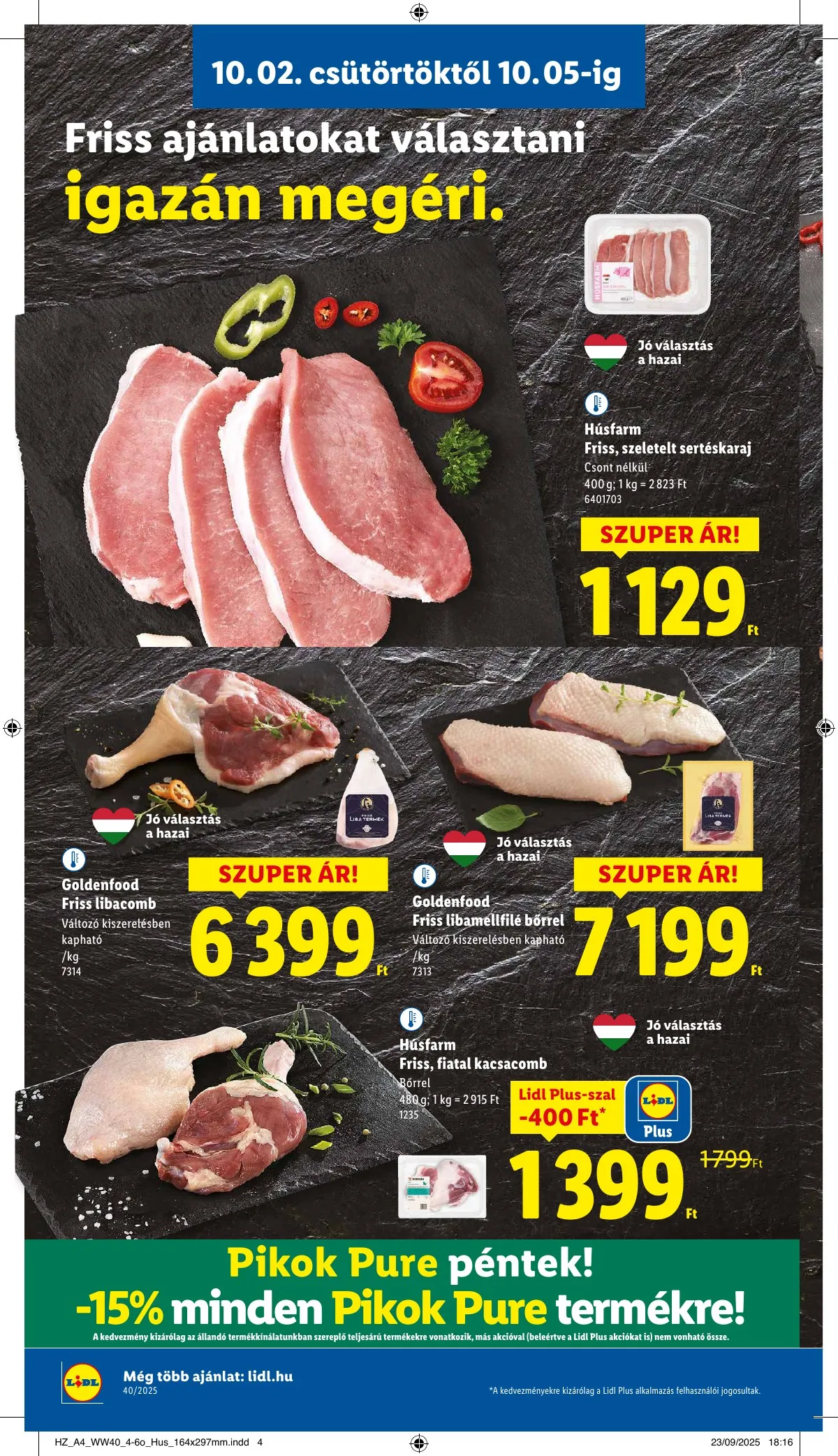 Lidl akciós újság 10.02–10.08 – 6. oldal
