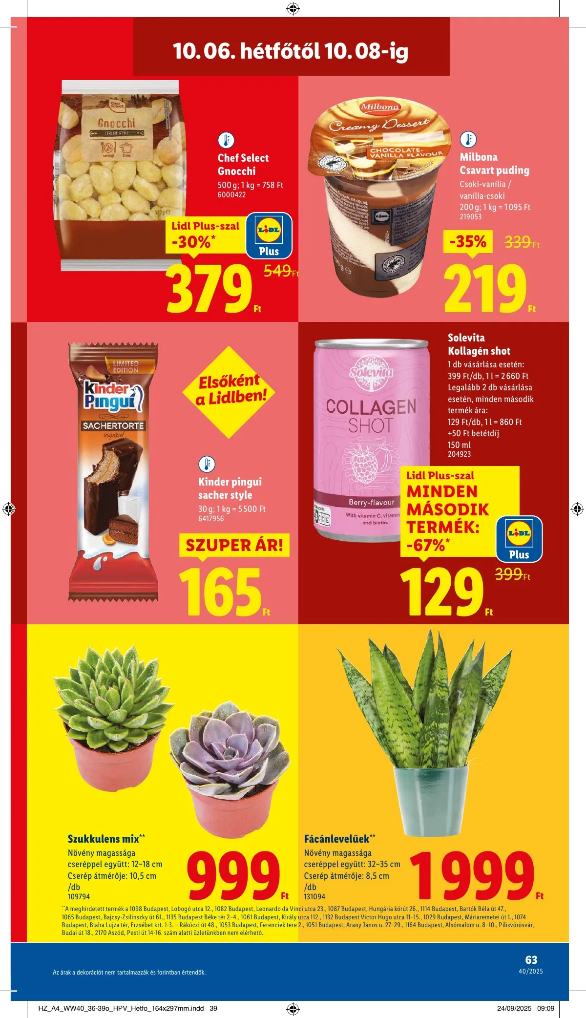 Lidl akciós újság 10.02–10.08 – 63. oldal