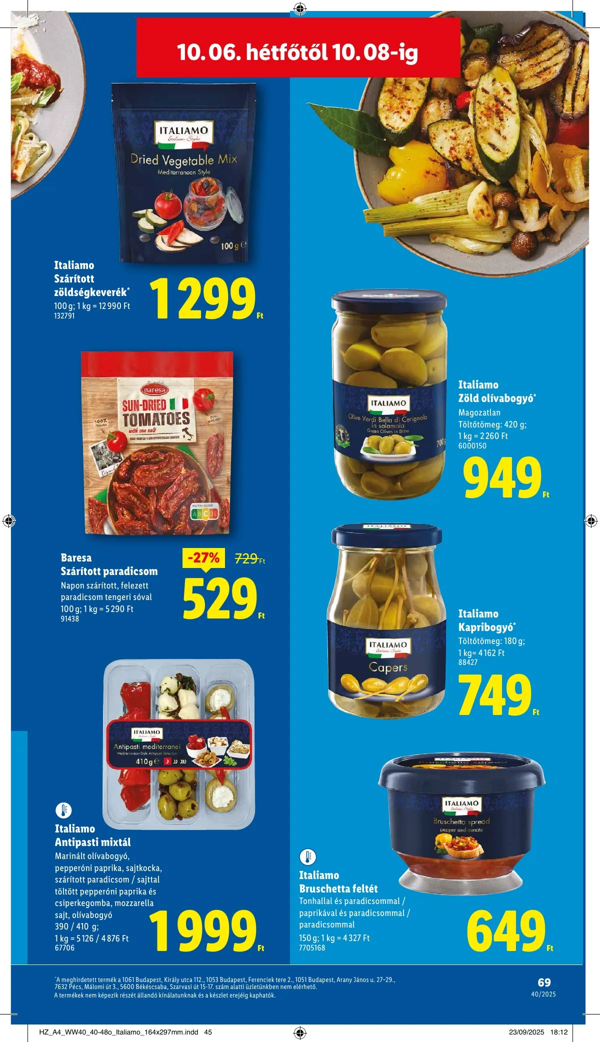 Lidl akciós újság 10.02–10.08 – 69. oldal