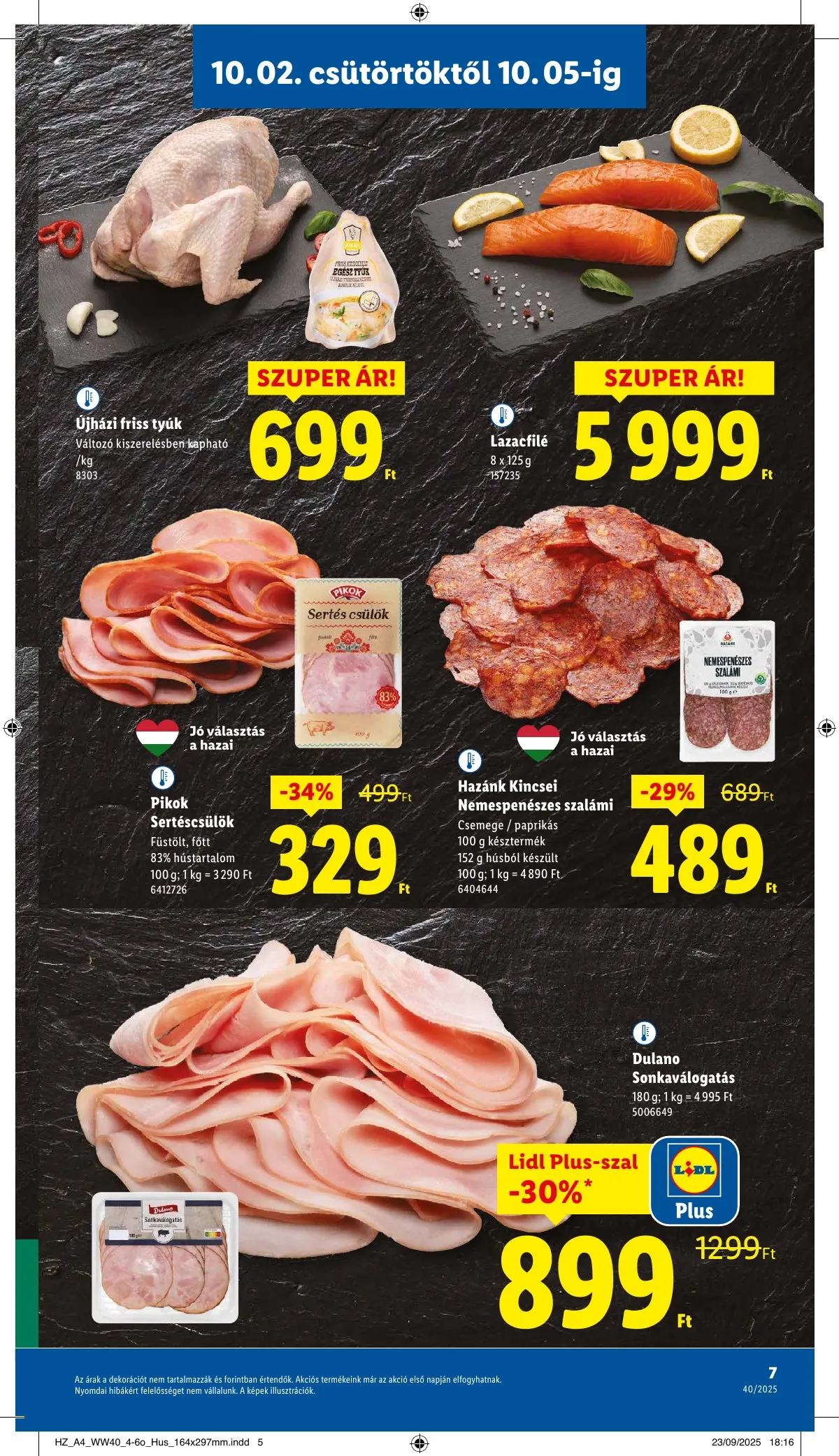 Lidl akciós újság 10.02–10.08 – 7. oldal