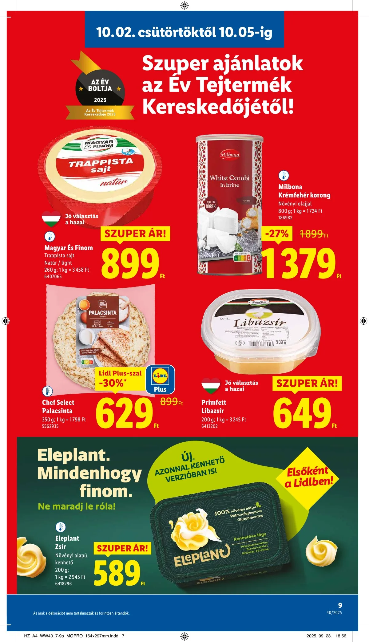 Lidl akciós újság 10.02–10.08 – 9. oldal