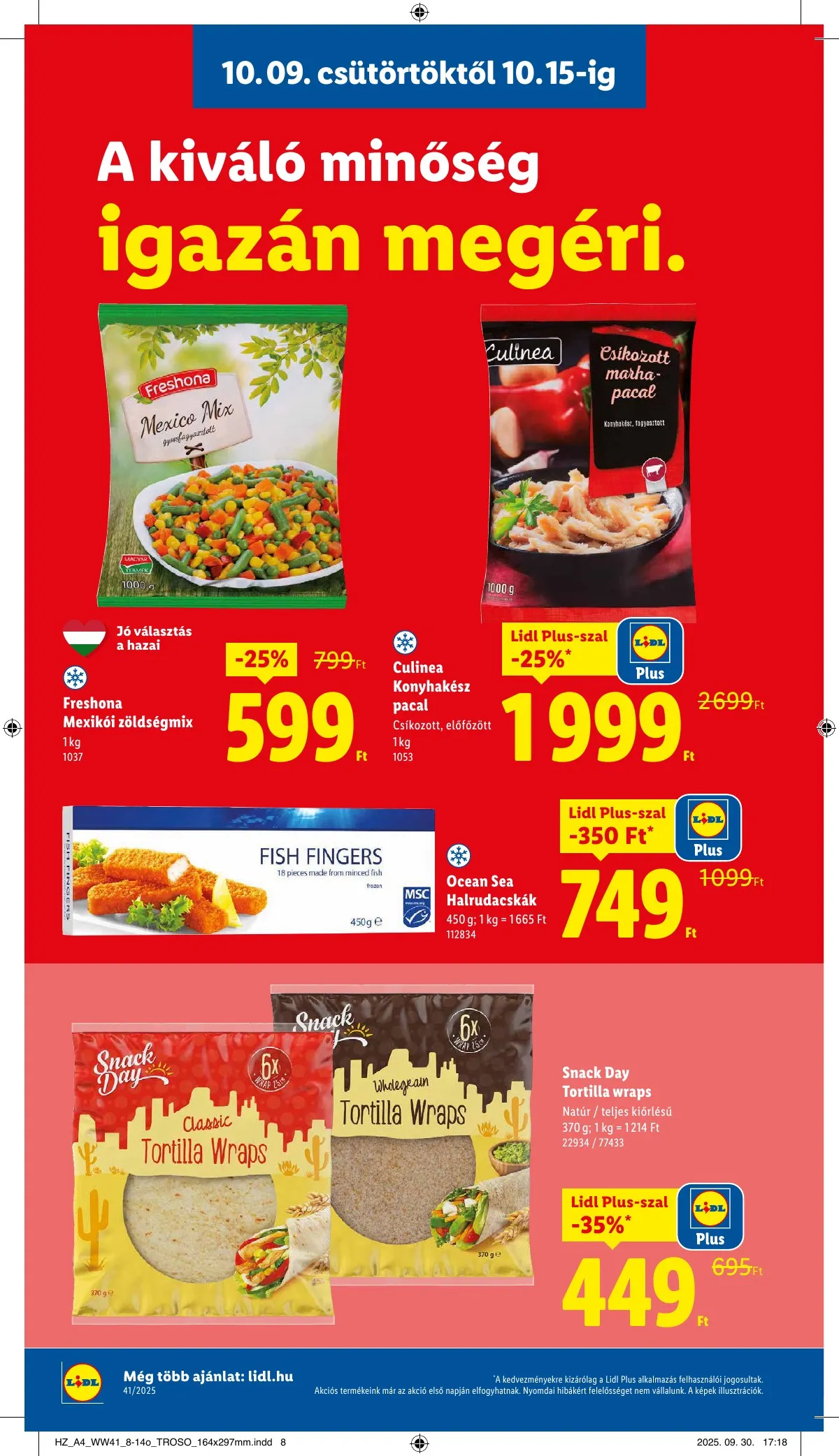 Lidl akciós újság 10.09–10.15 – 10. oldal