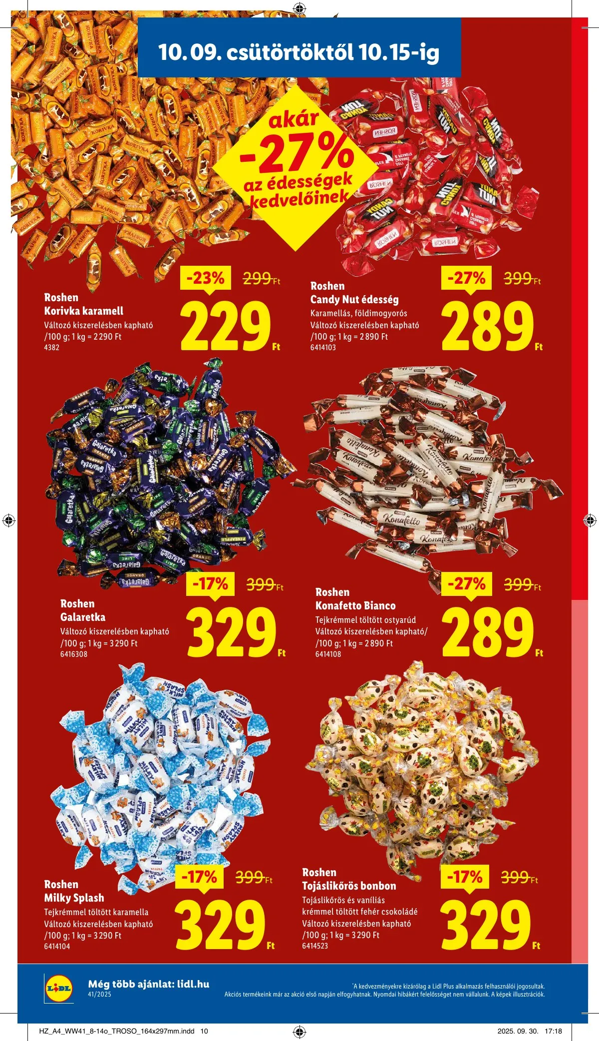 Lidl akciós újság 10.09–10.15 – 12. oldal