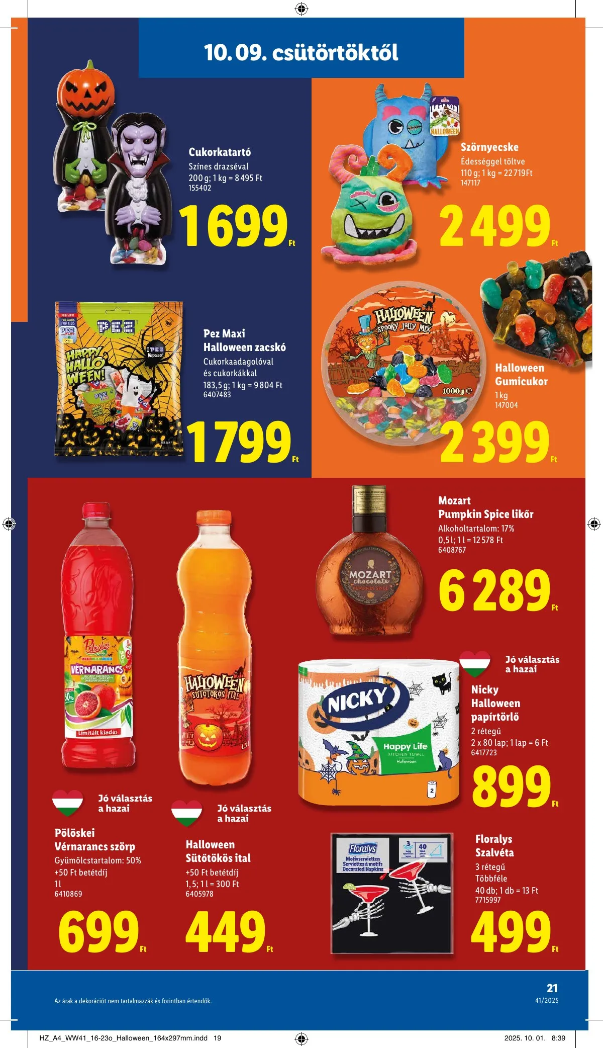 Lidl akciós újság 10.09–10.15 – 21. oldal