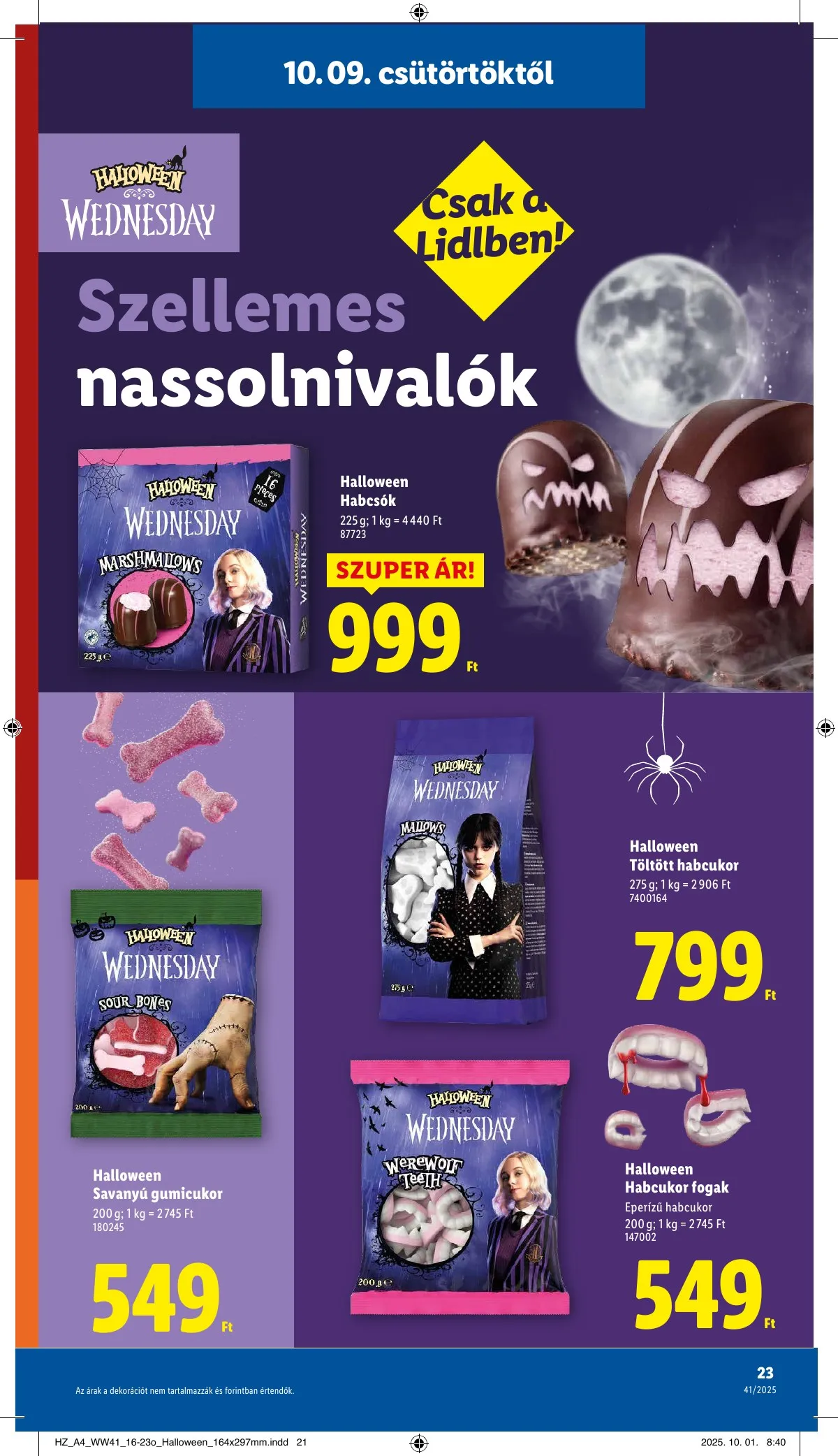 Lidl akciós újság 10.09–10.15 – 23. oldal
