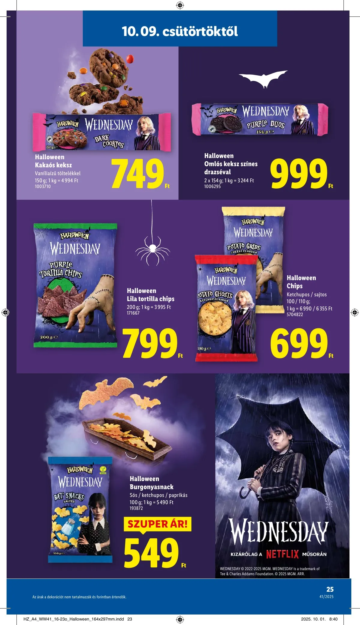 Lidl akciós újság 10.09–10.15 – 25. oldal