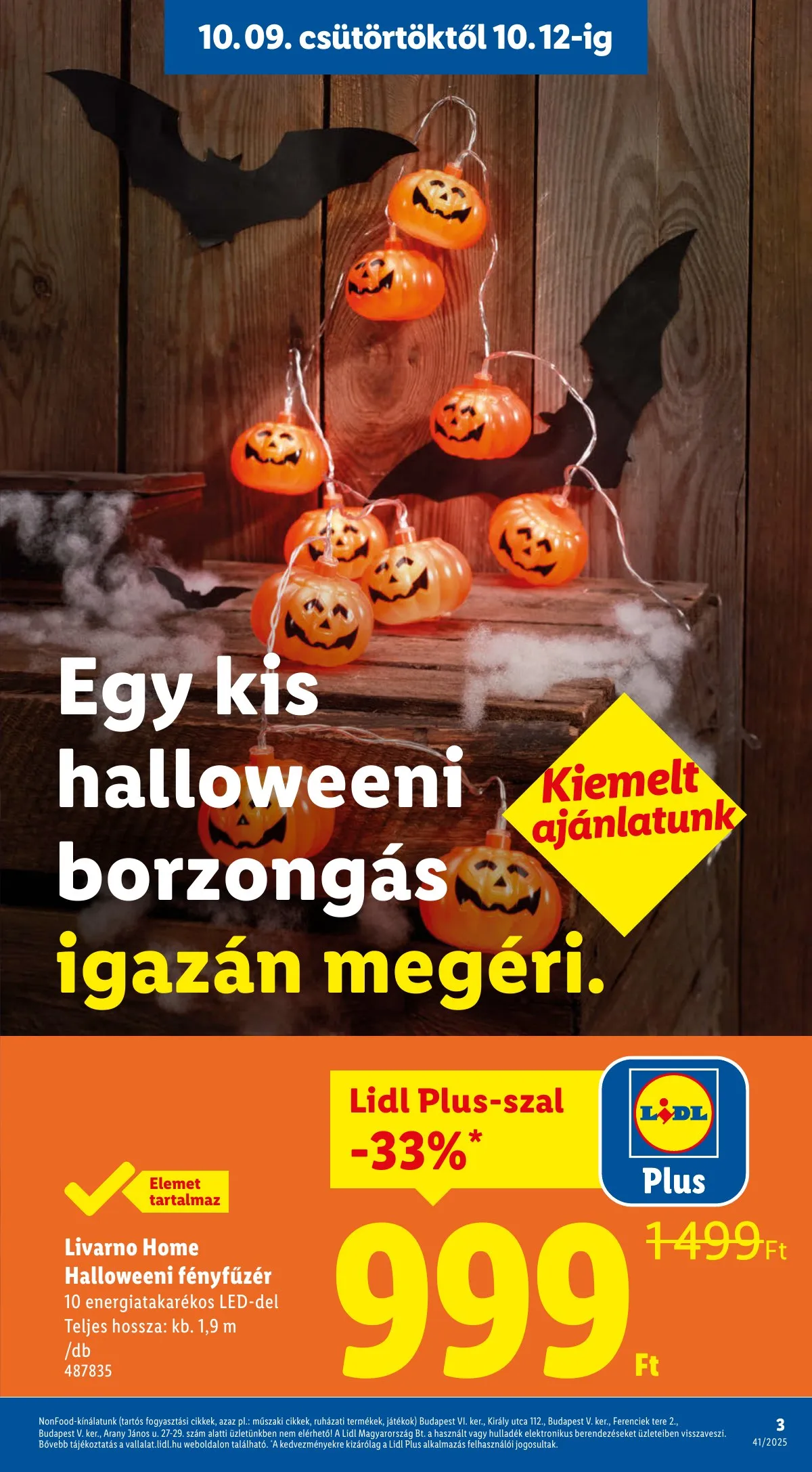 Lidl akciós újság 10.09–10.15 – 3. oldal