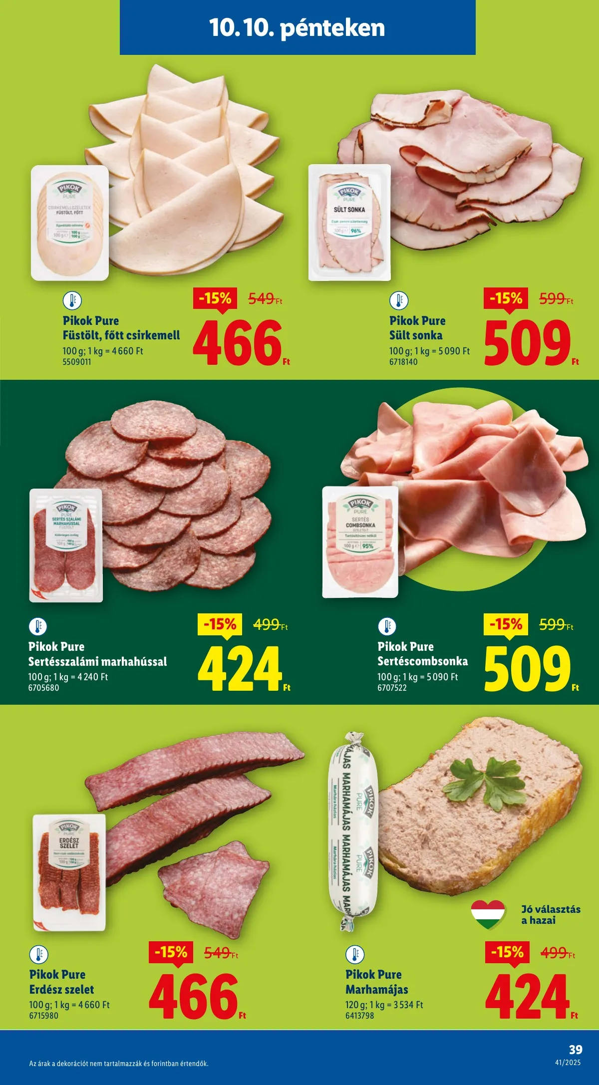 Lidl akciós újság 10.09–10.15 – 39. oldal