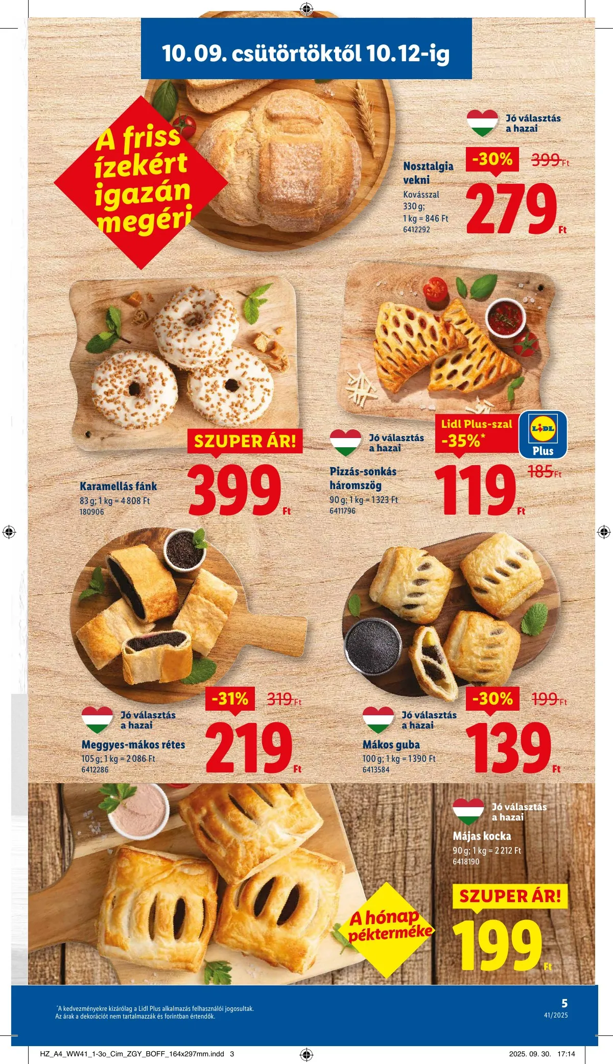 Lidl akciós újság 10.09–10.15 – 5. oldal